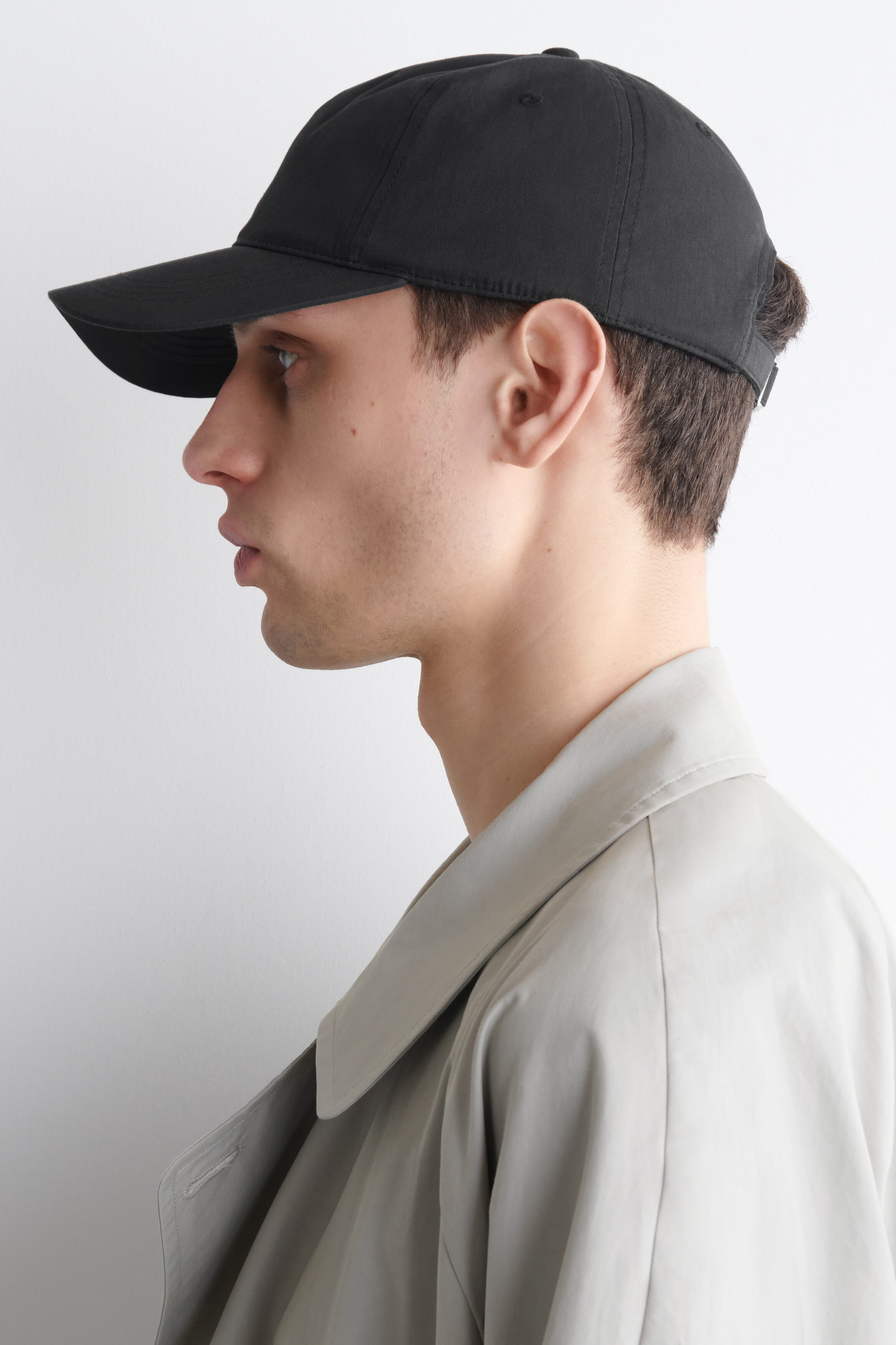 COTTON-TWILL BASEBALL CAP - BLACK | COS US