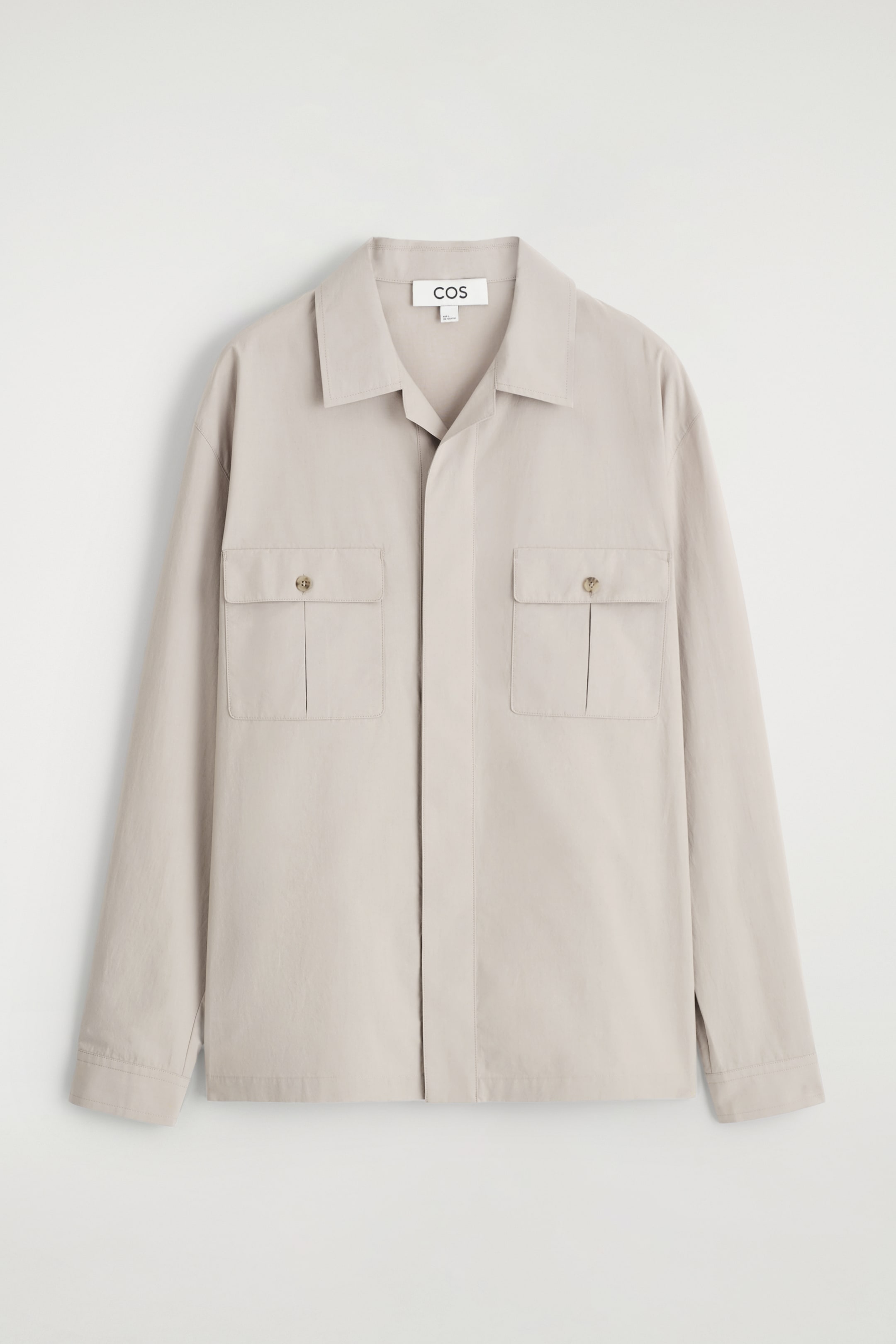 Agrandir l'image: CHEMISE DÉCONTRACTÉE EN COTON - TAUPE CLAIR - HOMME | H&M FR 6