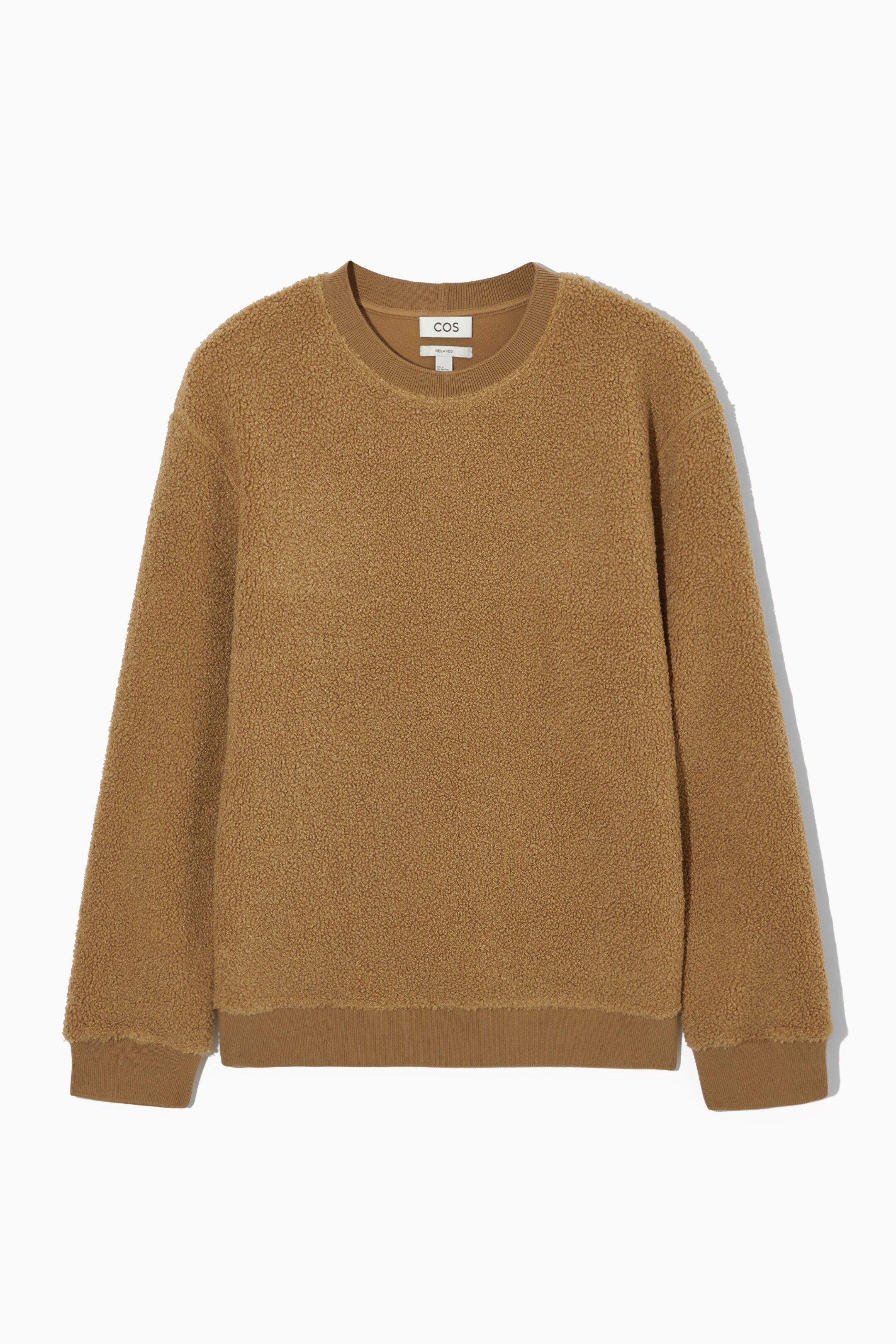 Visa större bild: SWEATSHIRT I TEDDY - MÖRKBEIGE - HERR | H&M FI 1