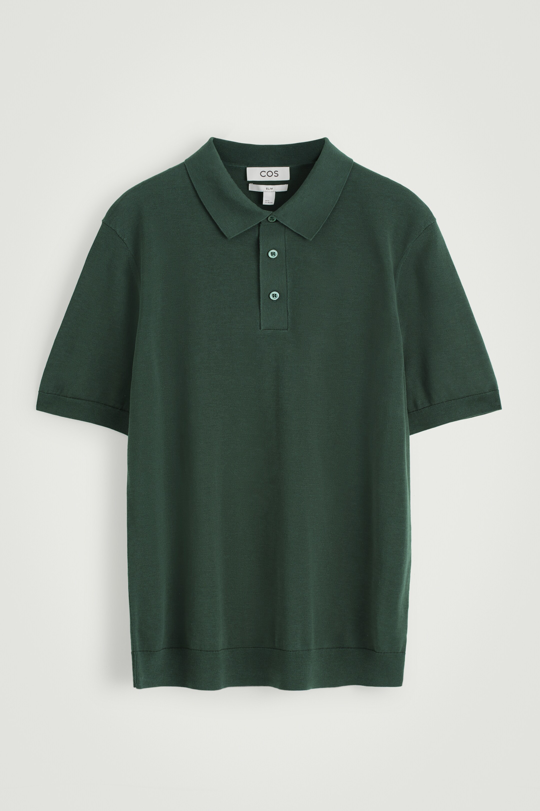 Visualizza immagine più grande: POLO SLIM IN MAGLIA DI SETA - VERDE SCURO - UOMO | H&M IT 6