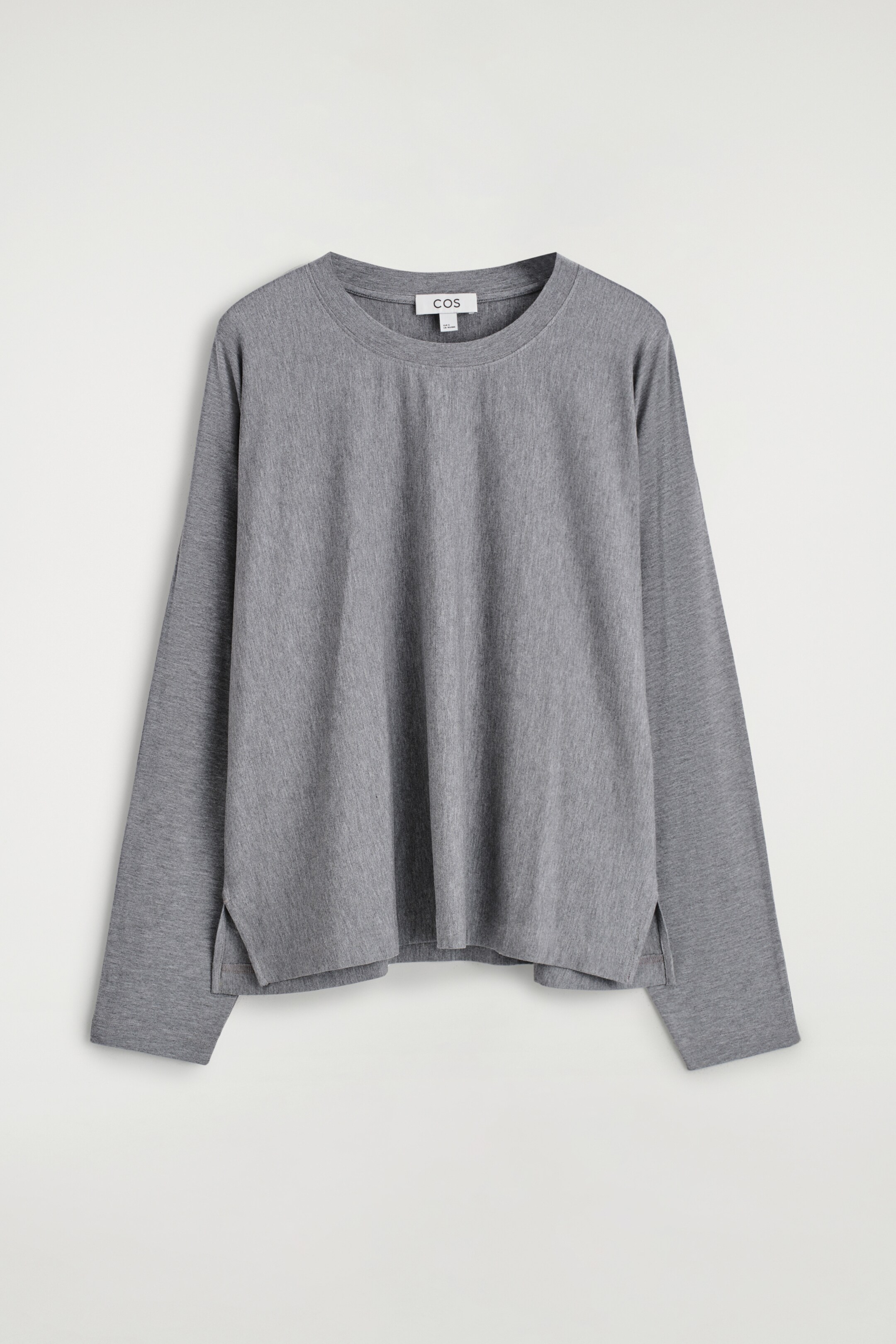 Ingrandisci l'immagine: FLUID JERSEY LONG-SLEEVED TOP - GREY - DONNA | H&M CH 5