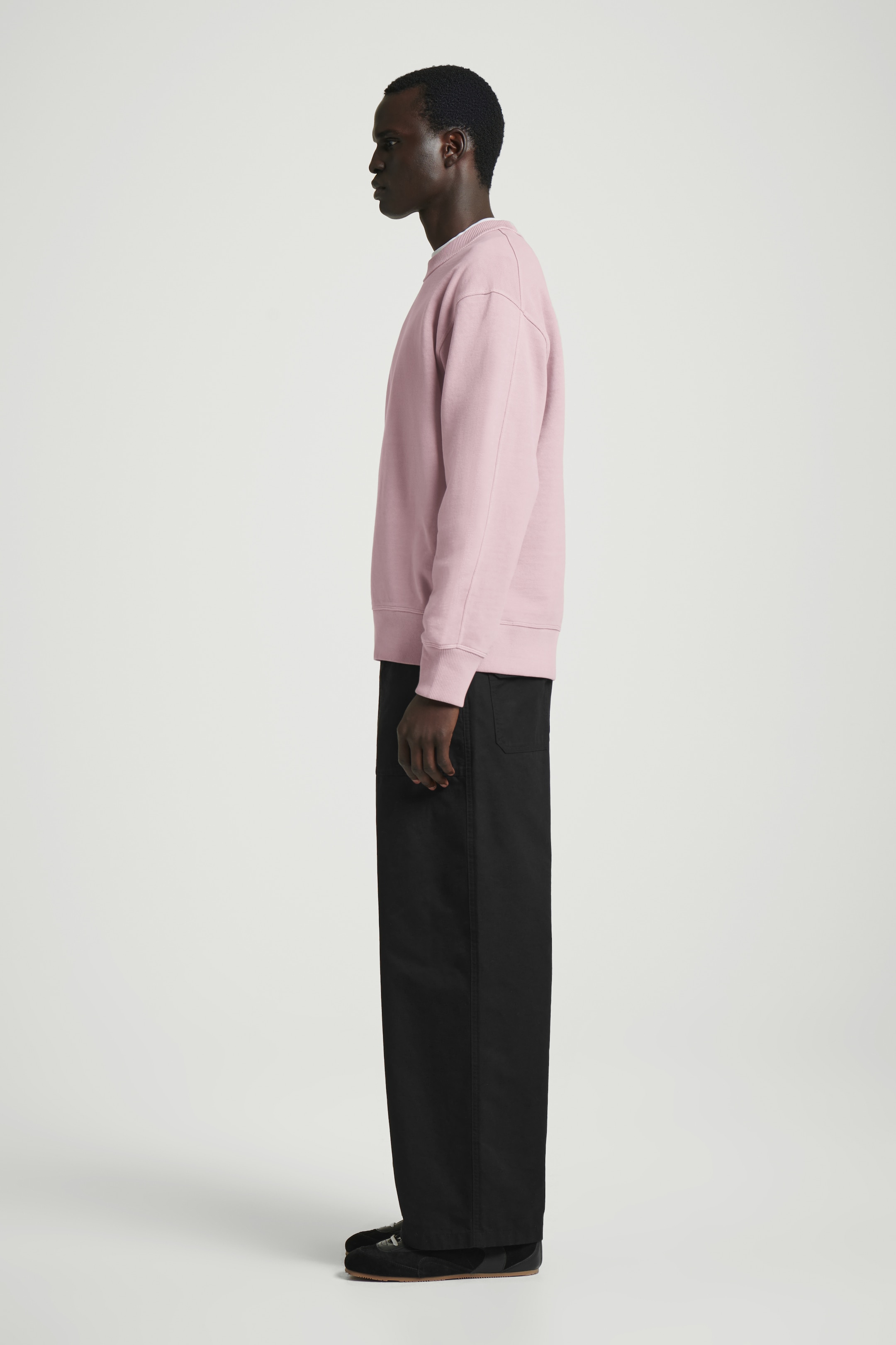 Agrandir l'image: SWEAT DÉCONTRACTÉ EN COTON DÉLAVÉ - ROSE - HOMME | H&M FR 2