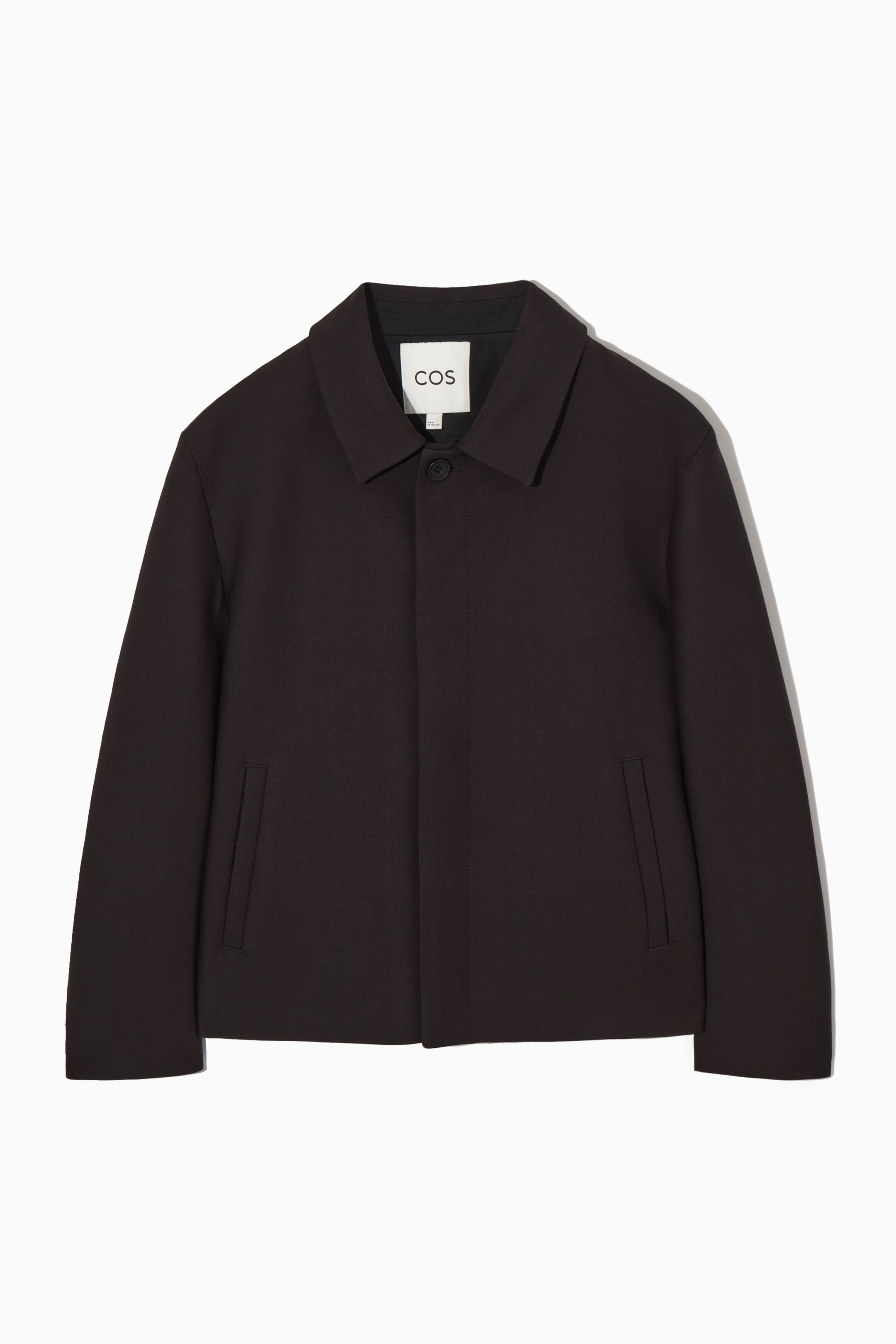 Vis større bilde: WOOL-BLEND JACKET - DARK BROWN - Men | H&M NO 1