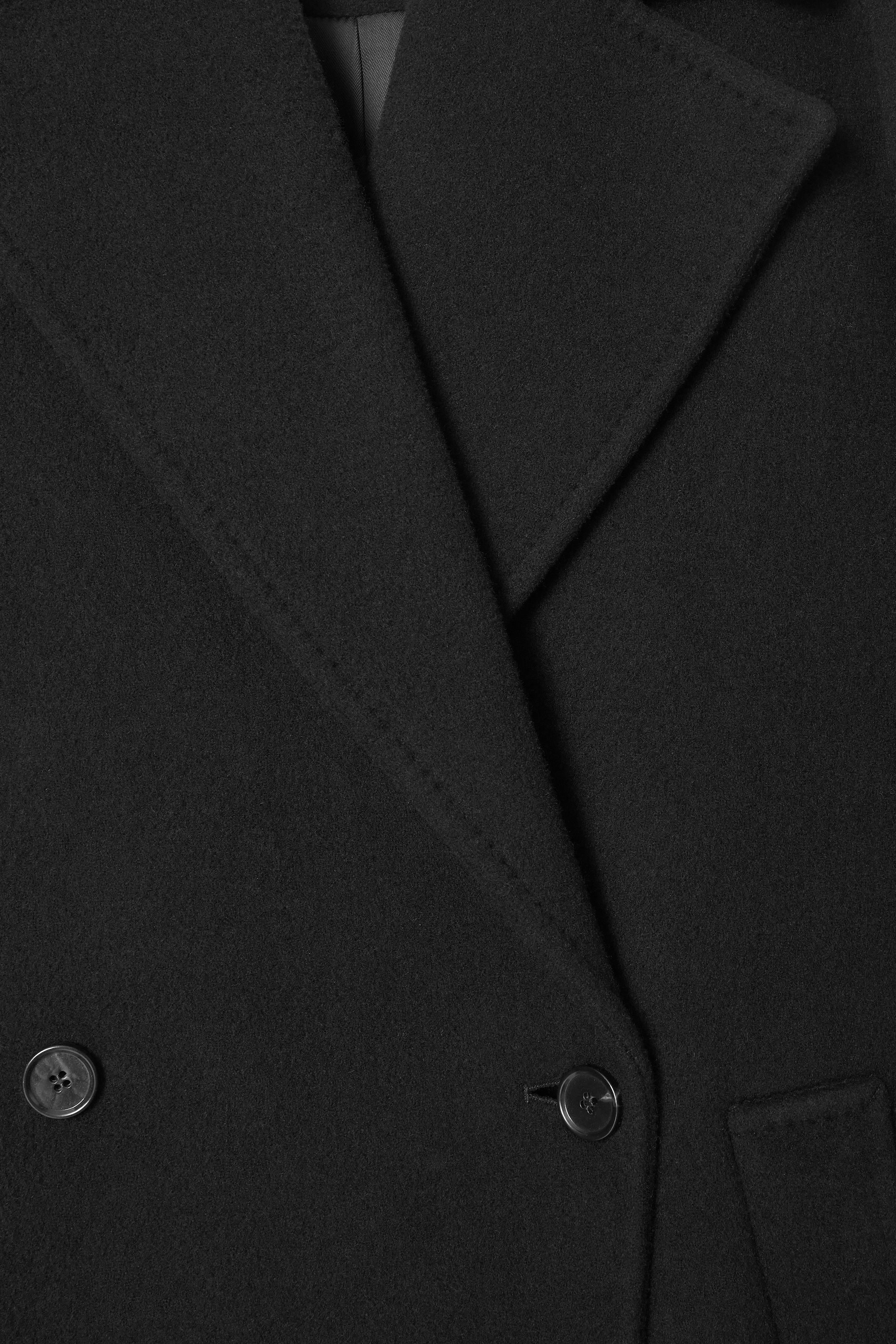 Agrandir l'image: MANTEAU OVERSIZE CROISÉ EN LAINE - Noir - FEMME | H&M CH 4
