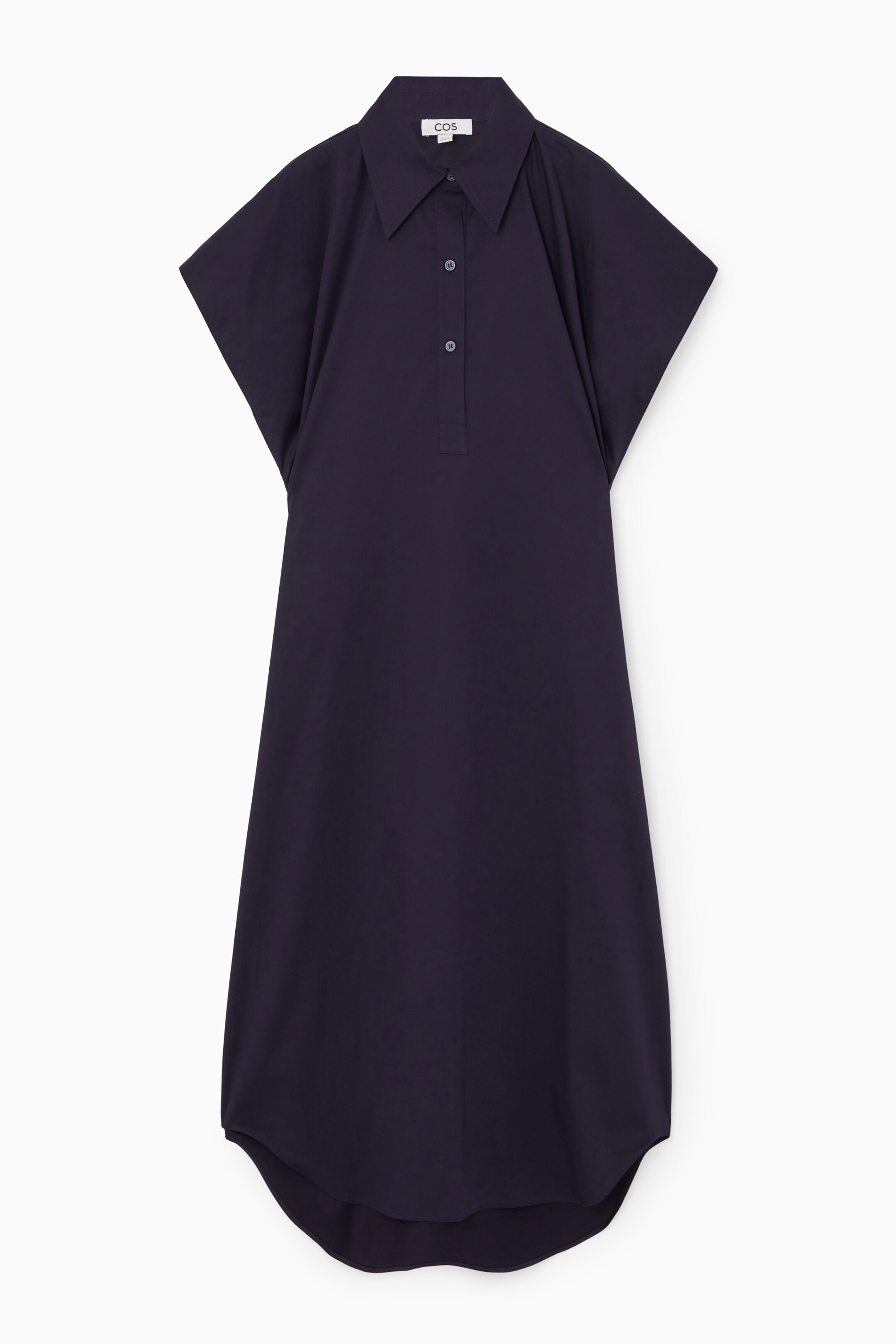 Ingrandisci l'immagine: OVERSIZED MIDI SHIRT DRESS - NAVY - DONNA | H&M CH 1