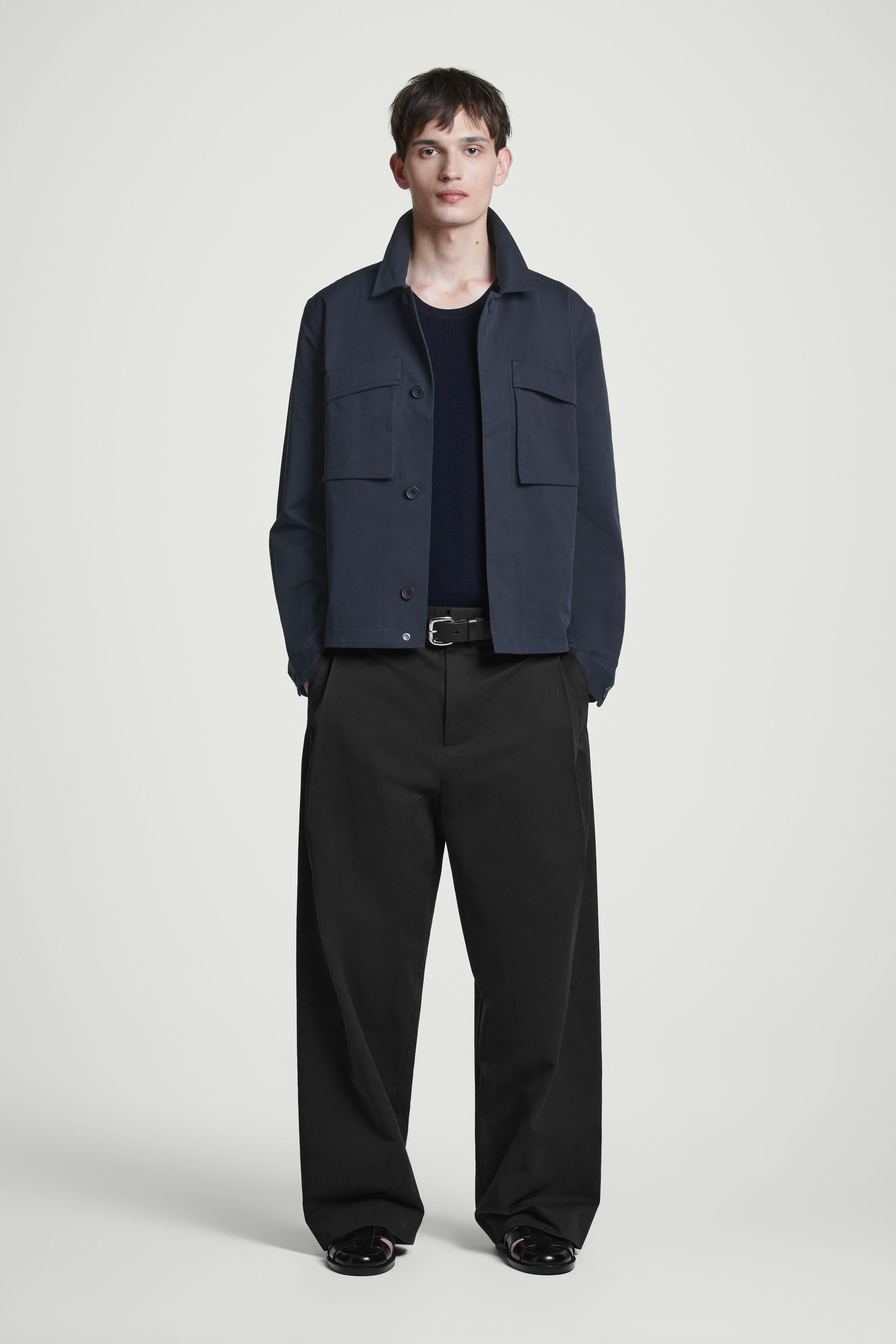 UTILITY COTTON-TWILL OVERSHIRT