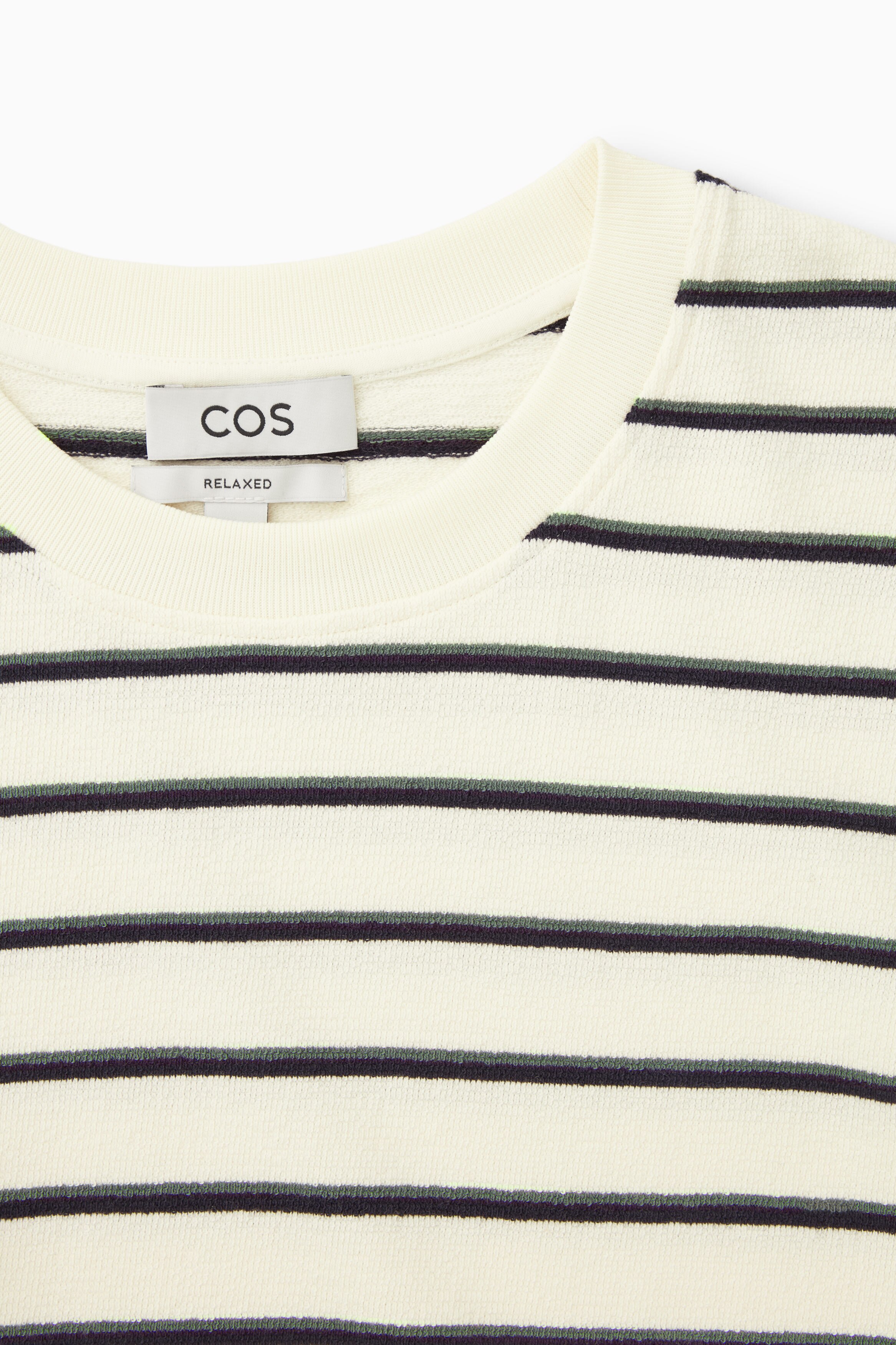 Tシャツ・カットソー COTTON T-SHIRT STRIPED MOTIF Striped_rib_t-shirt-T-shirts-