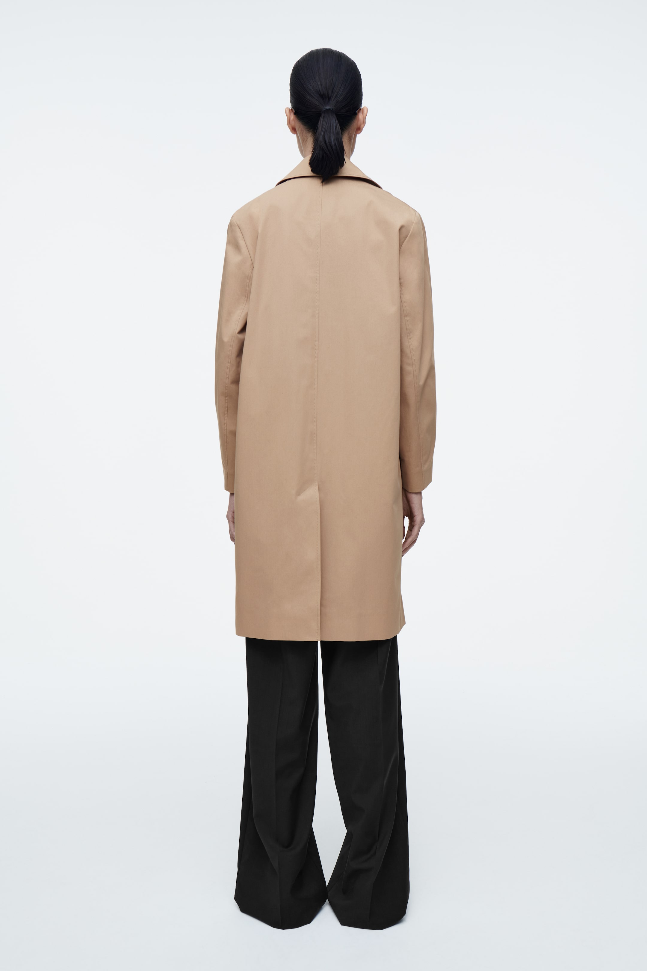 Visa större bild: CAR COAT I BOMULL - BEIGE - DAM | H&M SE 3