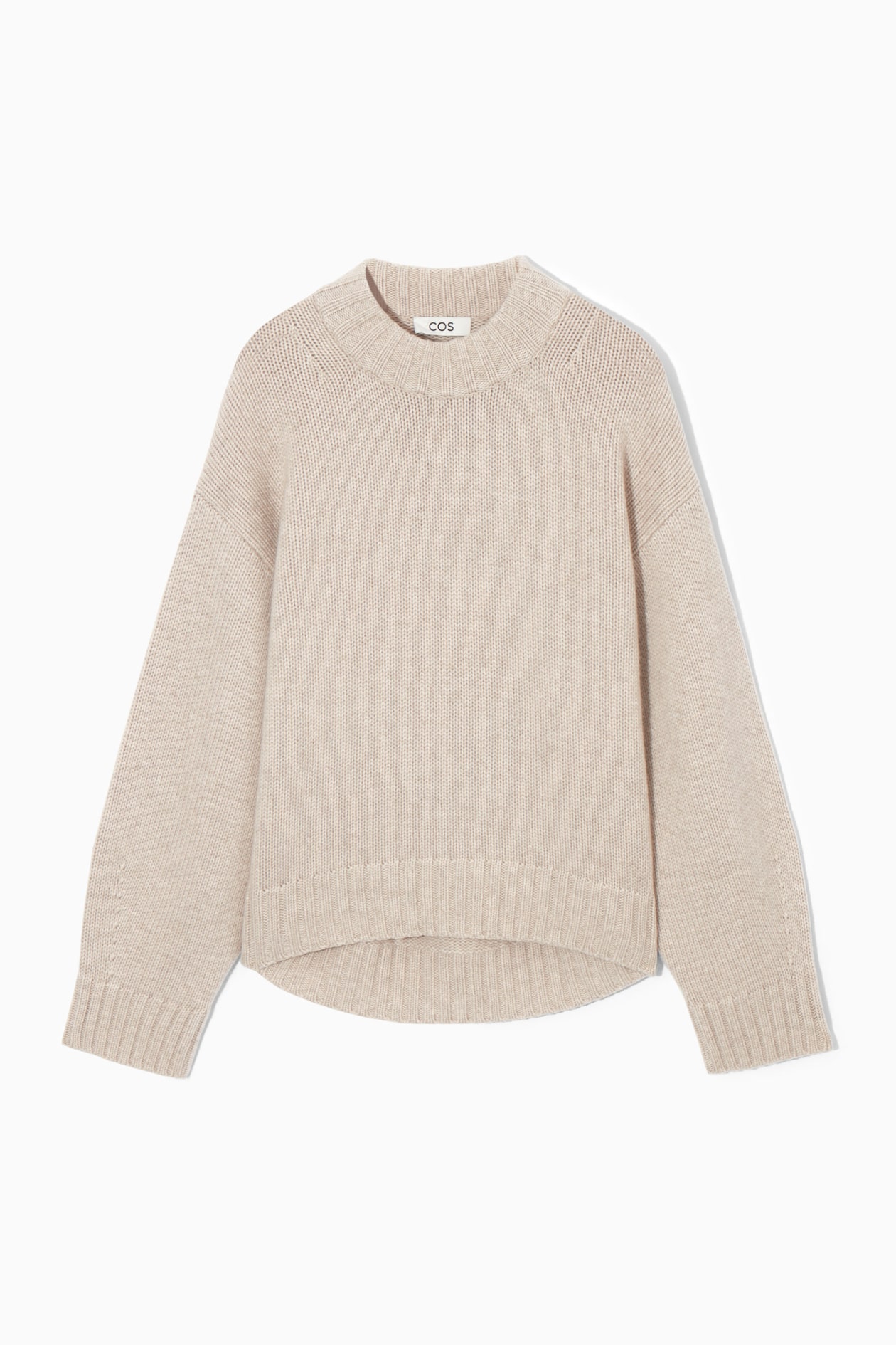 Neck Jumper Cos Cashmere Damen CHUNKY PURE CASHMERE CREW-NECK
