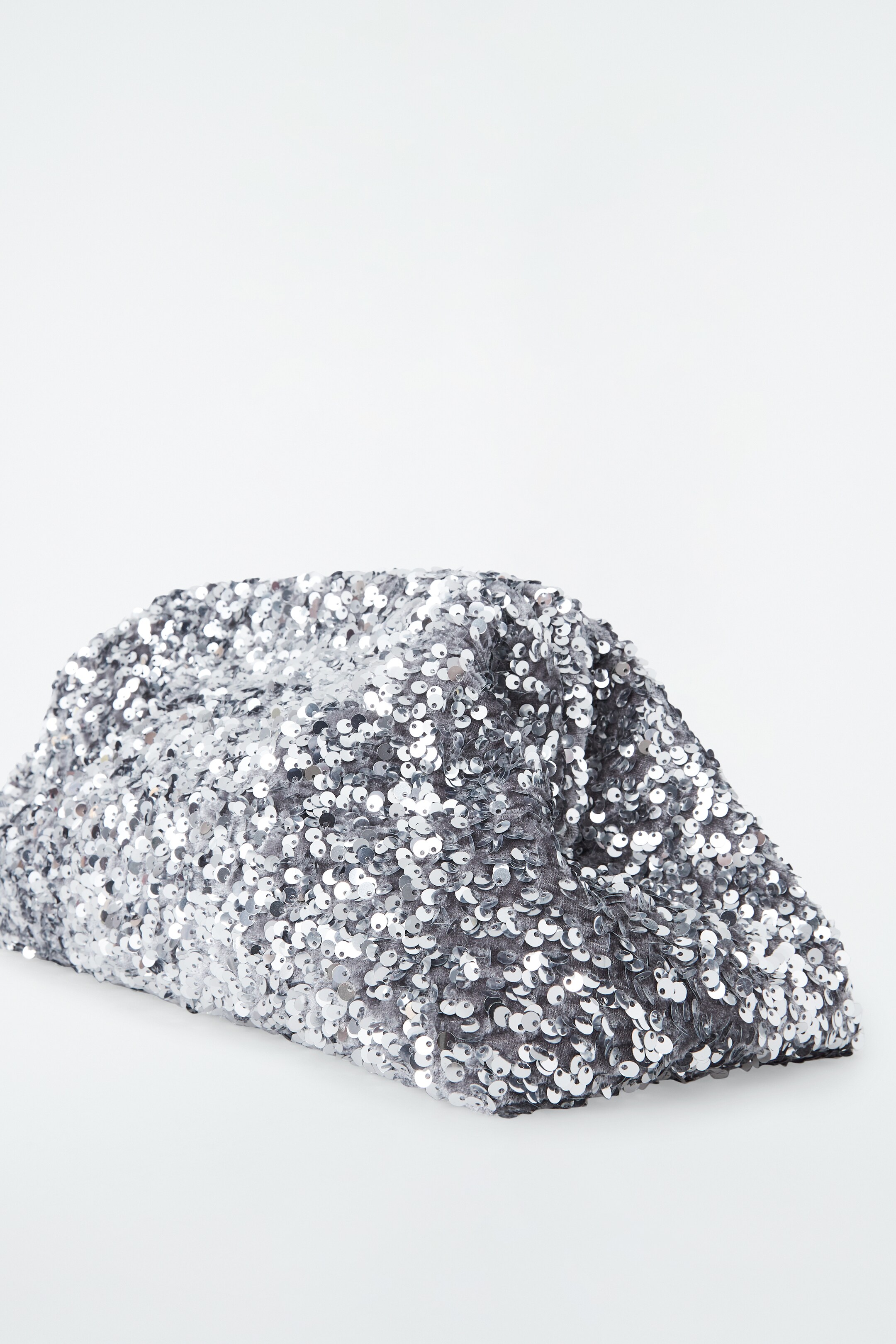 Grösseres Bild ansehen: OVERSIZED-CLUTCH MIT PAILLETTEN - SILBER - DAMEN | H&M CH 3