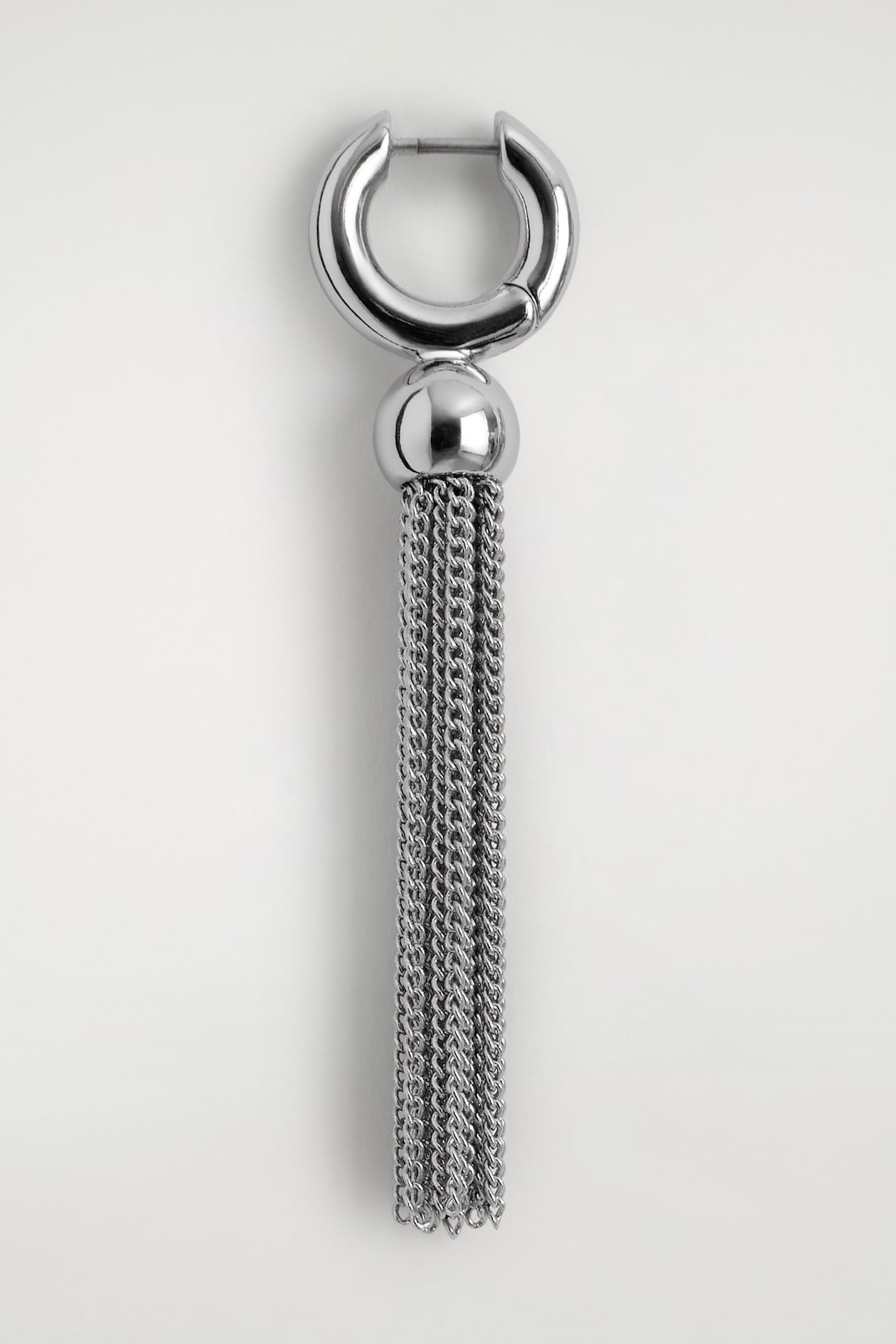 TASSELLED EARRINGS — SILVER