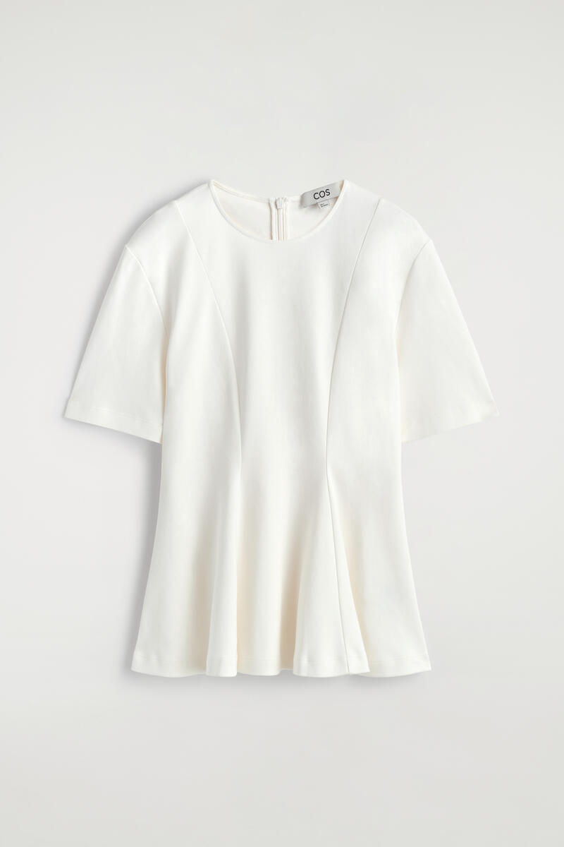 Waisted Cotton T-Shirt