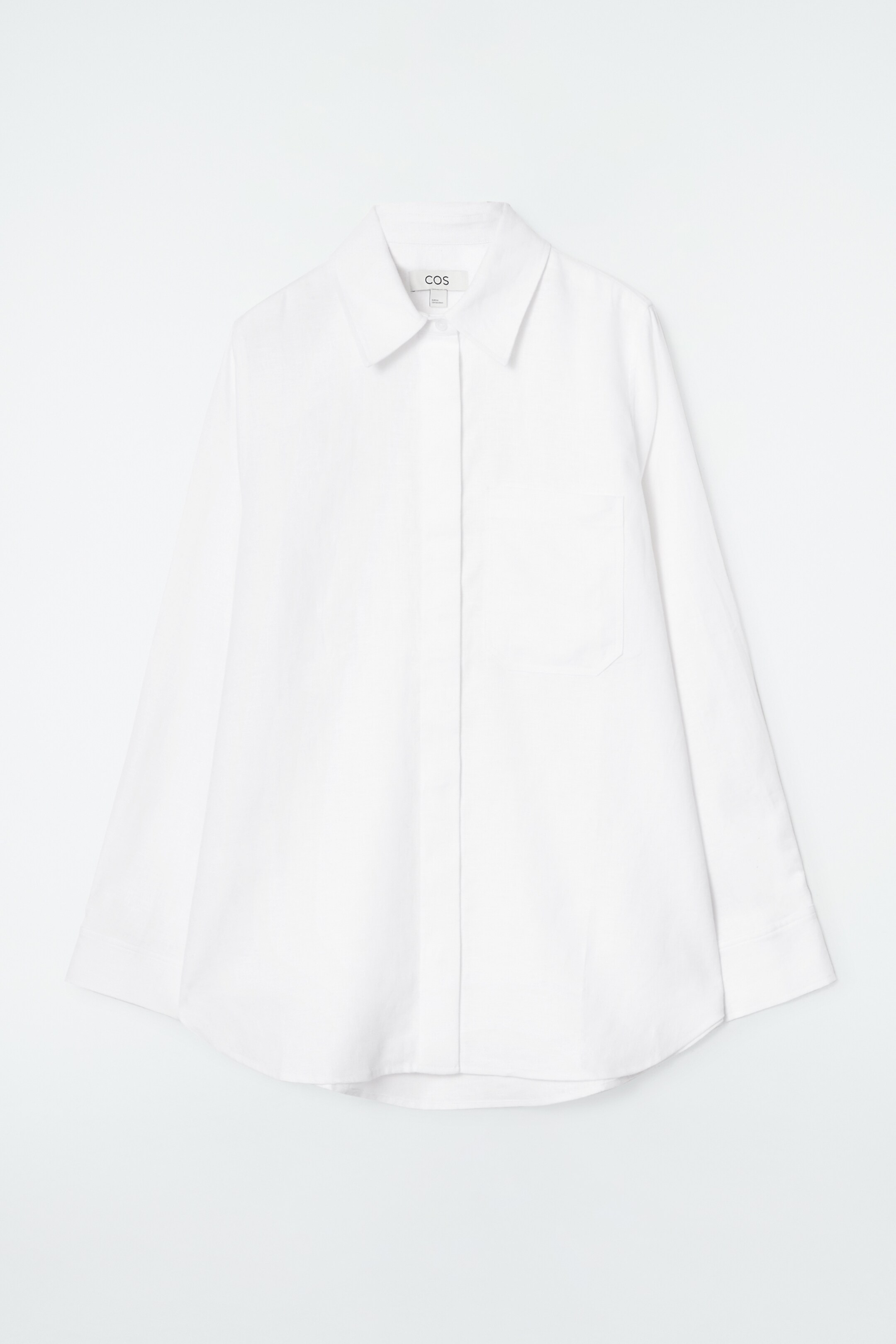 Преглед на по-голямо изображение: ОВЪРСАЙЗ ЛЕНЕНА РИЗА - БЯЛО - ЖЕНИ | H&M BG 6