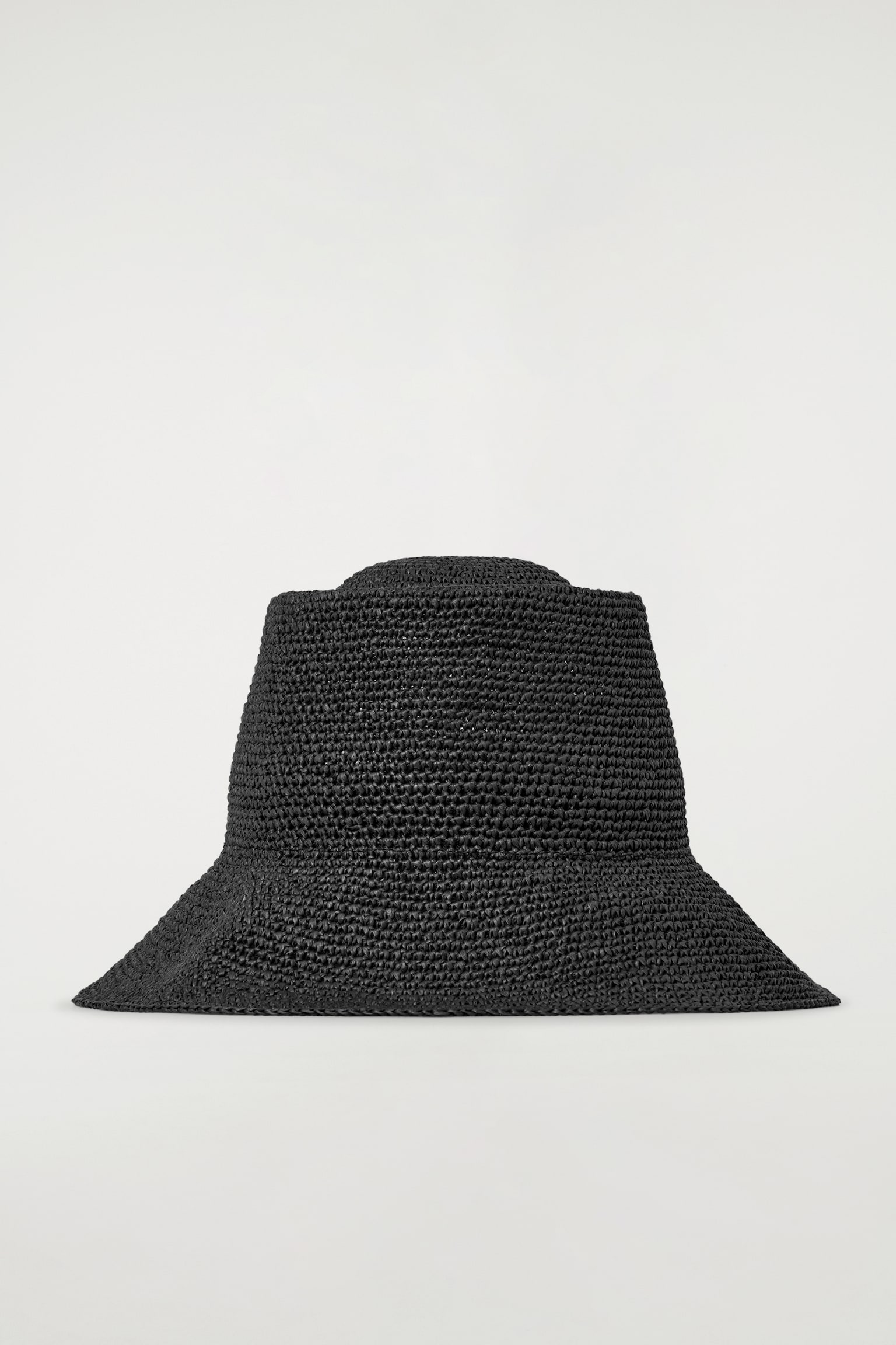 CAPPELLO DA PESCATORE IN PAGLIA - NERO - 2