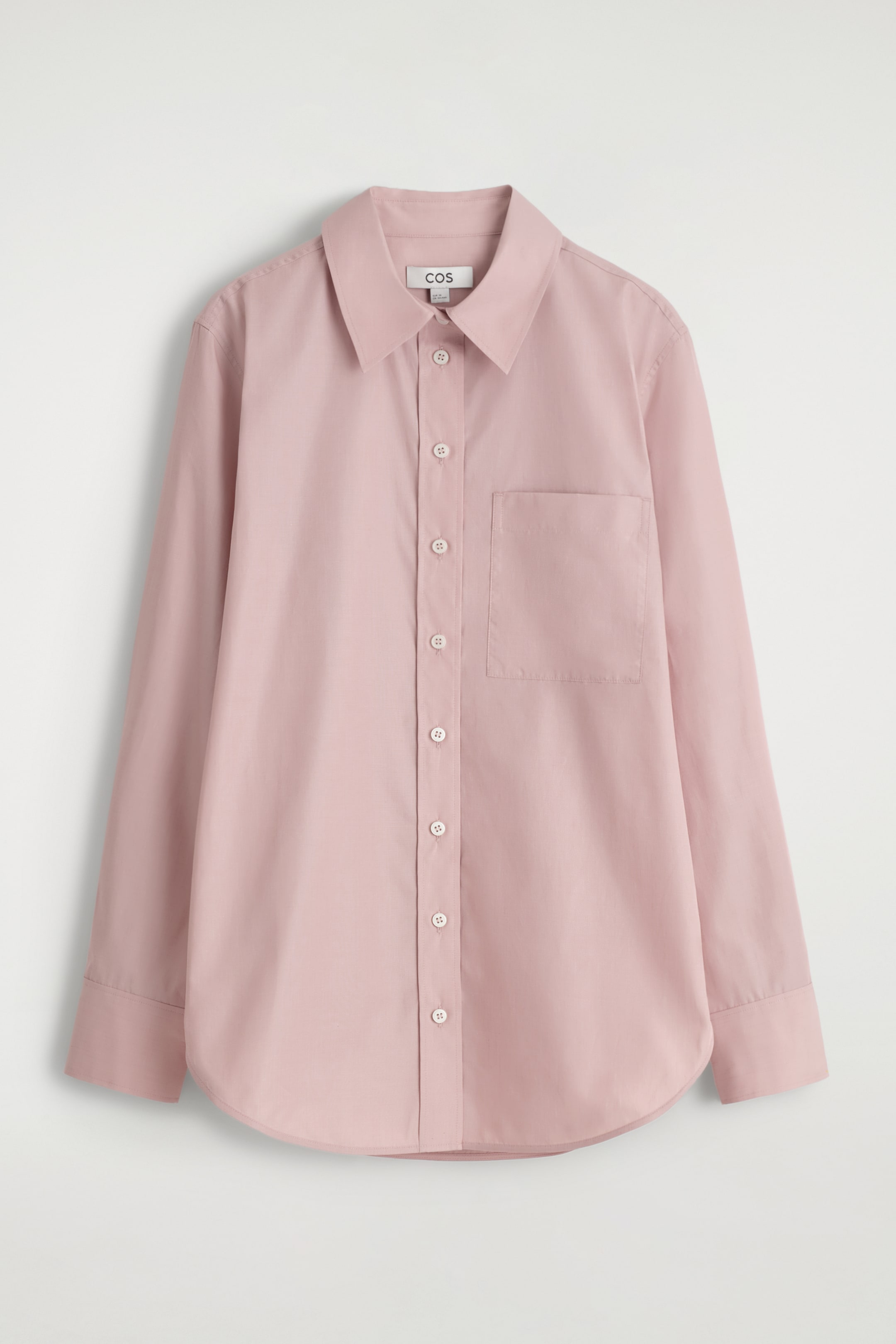 Se større billede: HABITSKJORTE I PIMABOMULD - ROSA - DAME | H&M DK 7