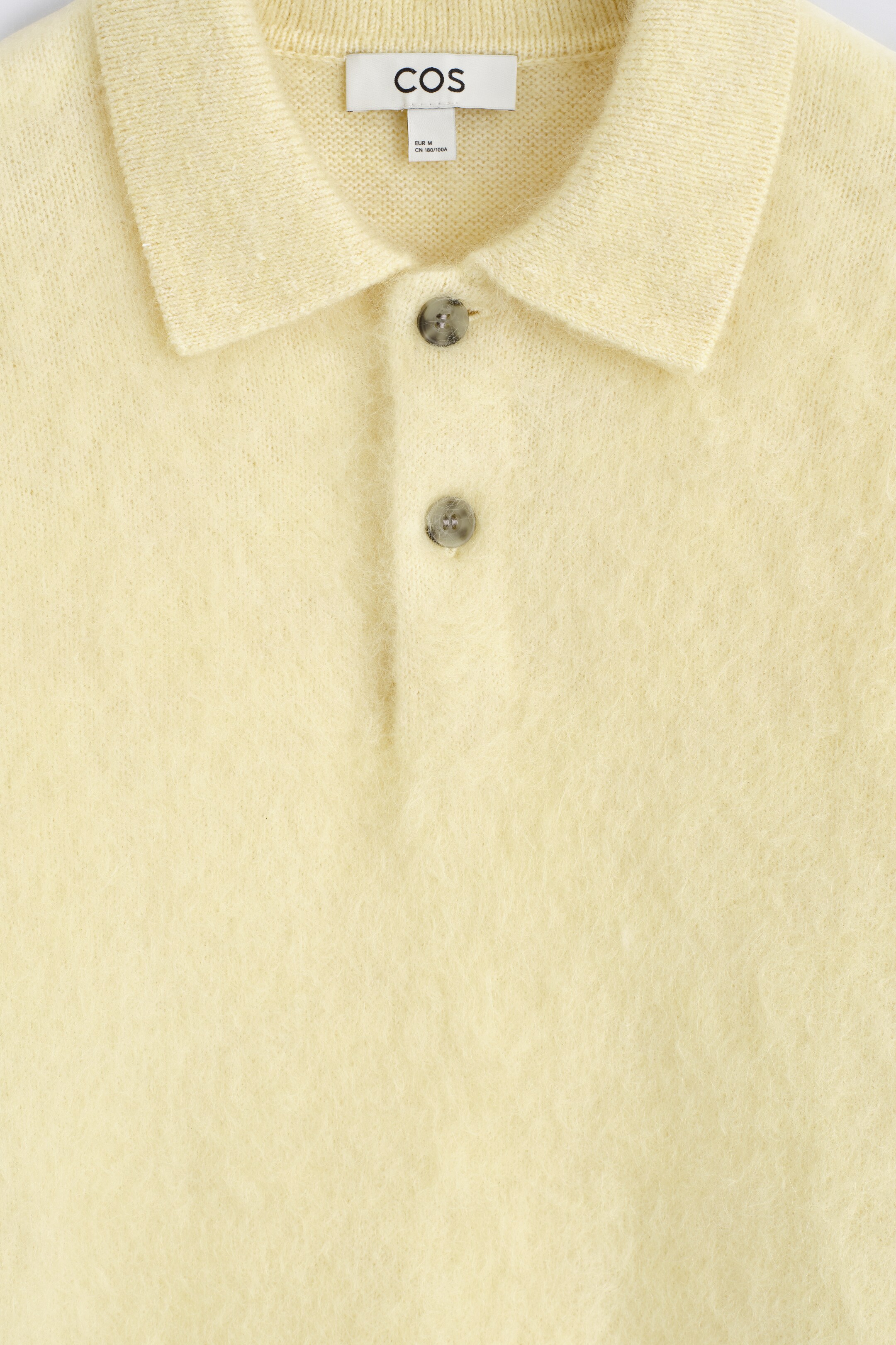 Nagyobb kép megtekintése: BRUSHED MOHAIR-BLEND POLO JUMPER - VILÁGOS BÉZS - FÉRFI | H&M HU 2