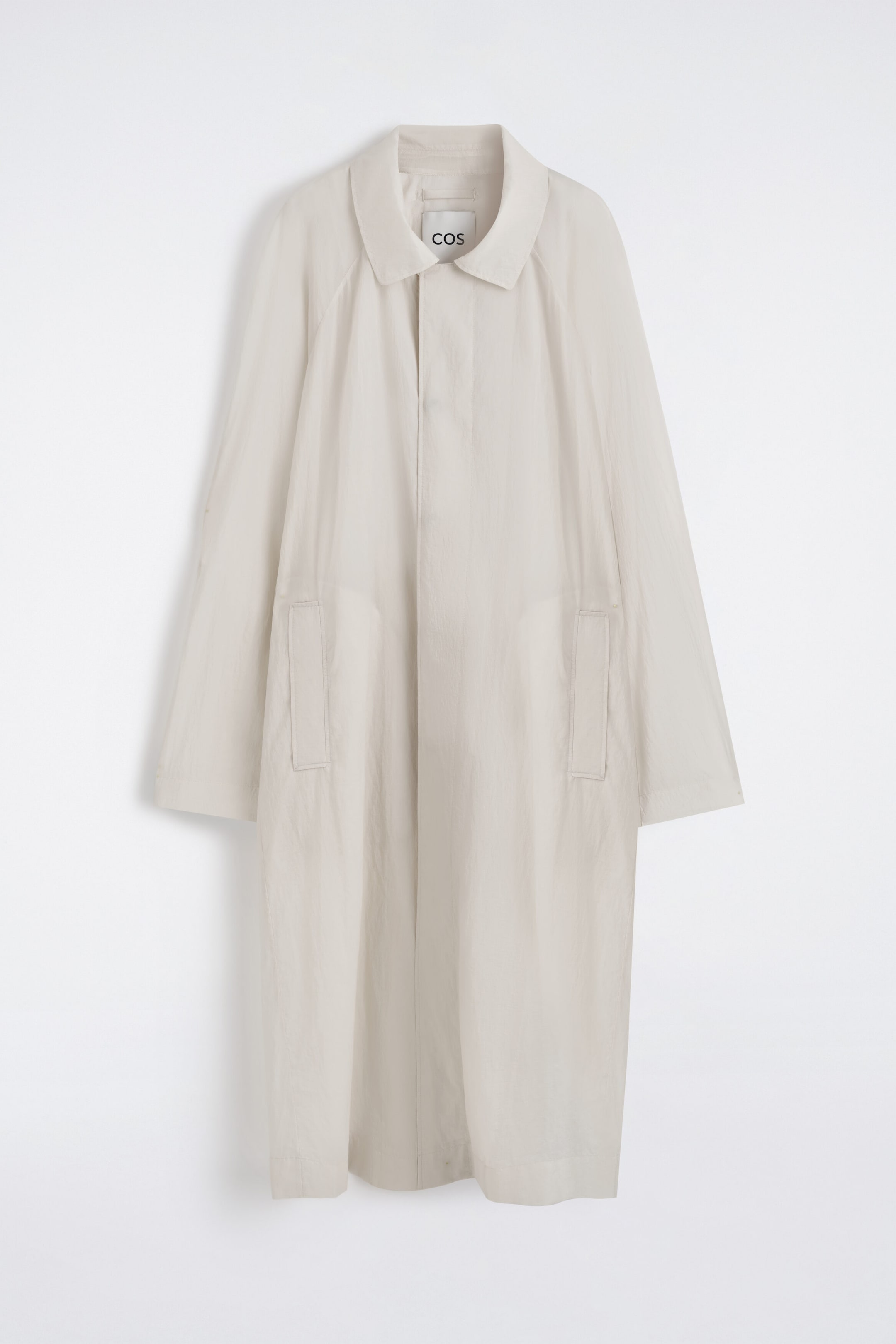 LEKKI TRENCZ Z TECHNICZNEGO NYLONU