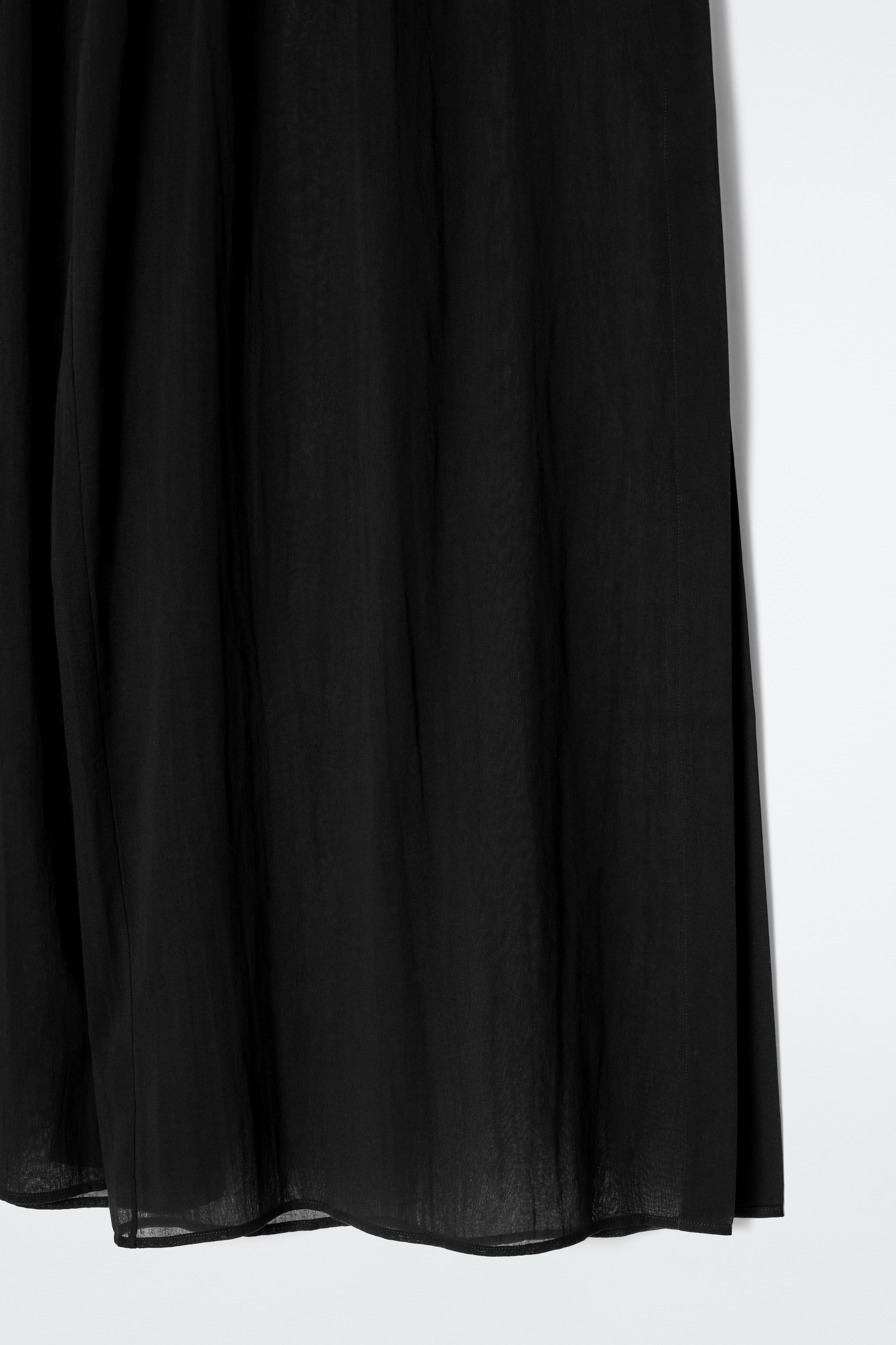 Zobraziť väčší obrázok: NÁMORNÍCKE NOHAVICE Z KRČENEJ BAVLNY - ČIERNA - ŽENY | H&M SK 6