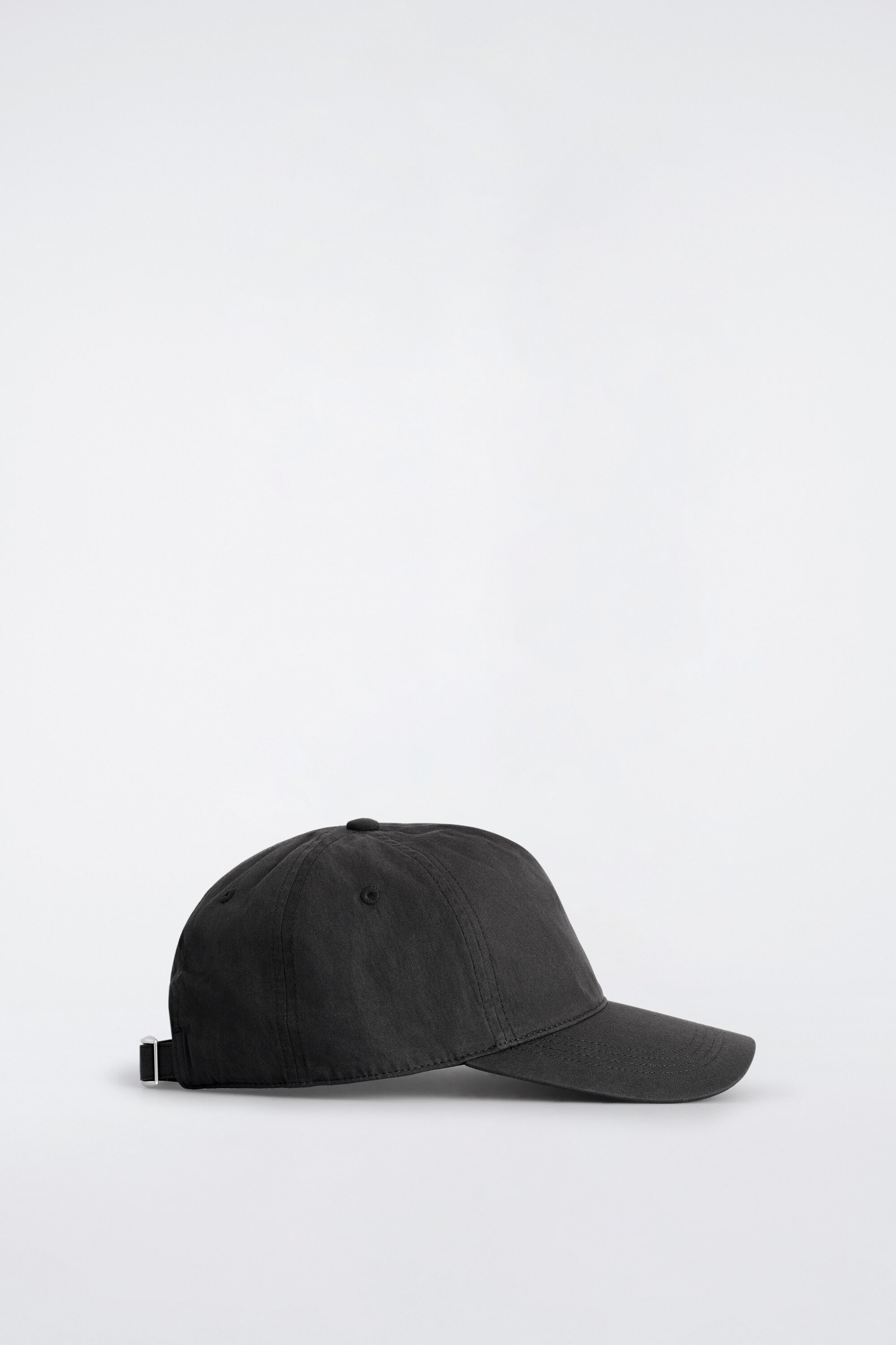 COTTON-TWILL BASEBALL CAP - BLACK | COS US