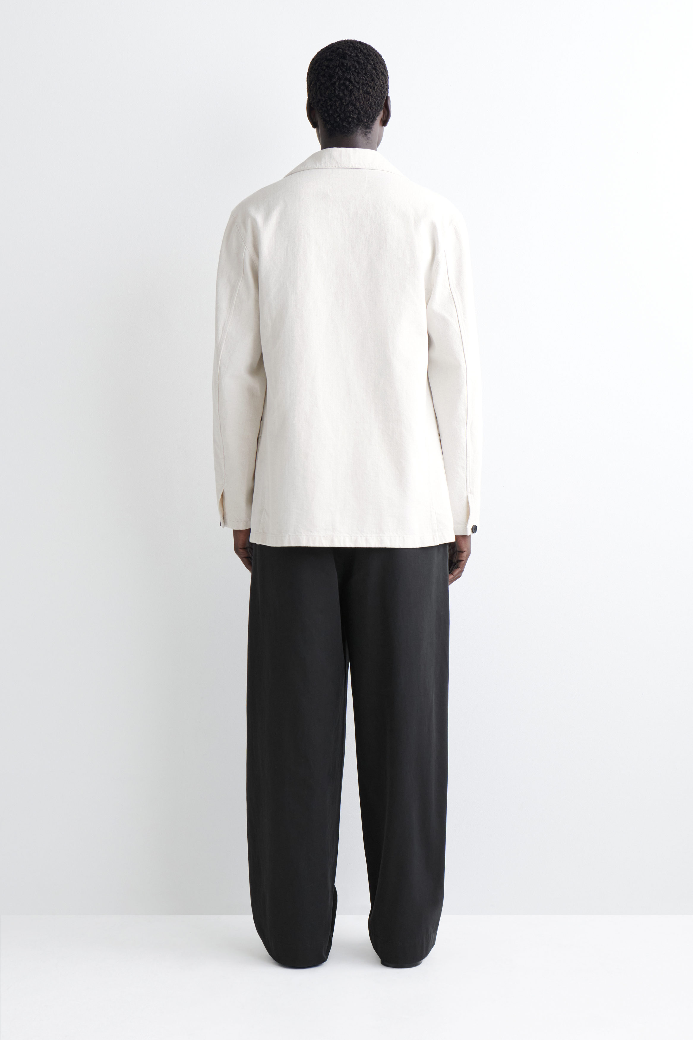 DENIM OVERSHIRT - OFF-WHITE | COS US