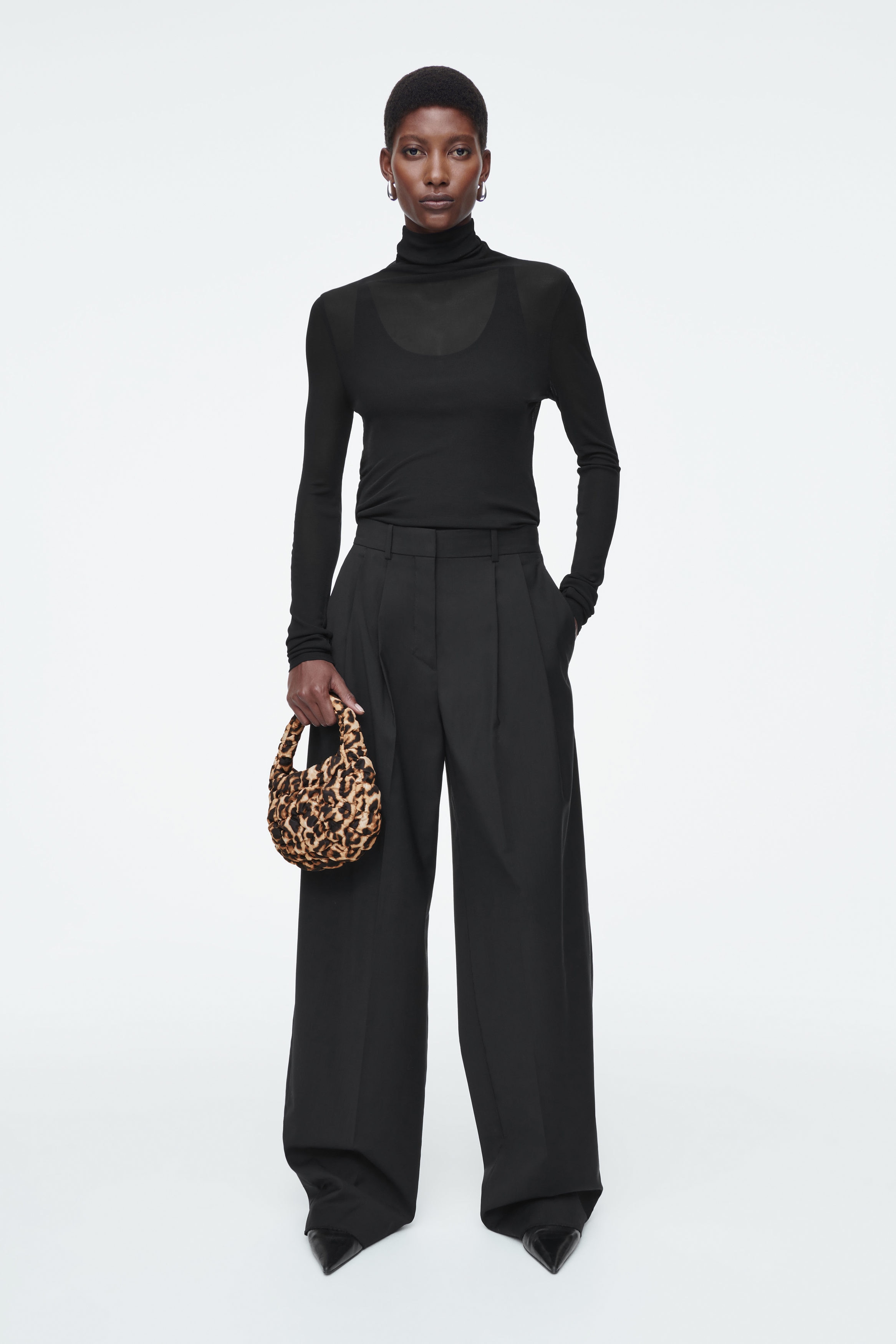 QUILTED MICRO BAG - LEOPARD | COS