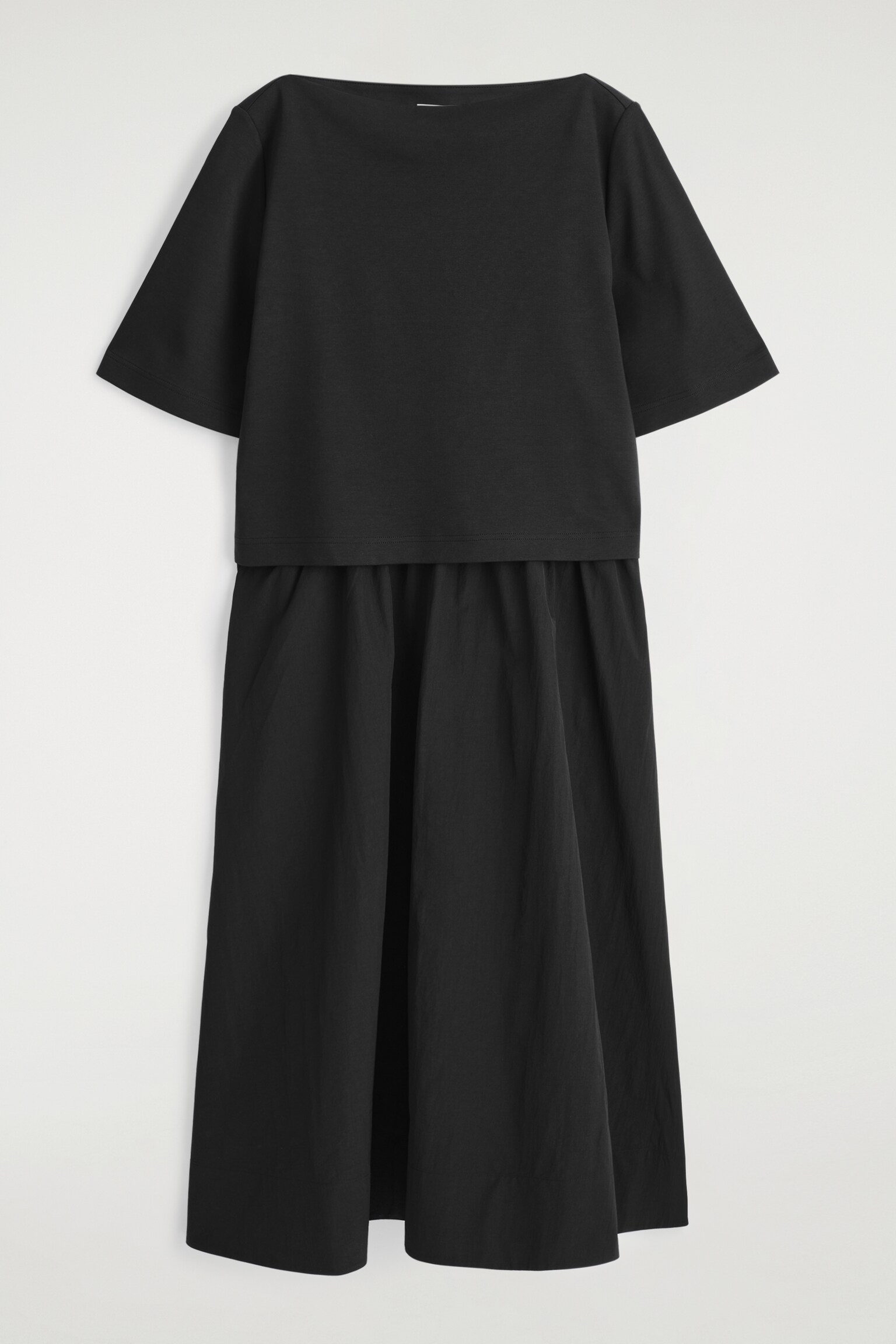 MEHRLAGIGES MIDIKLEID MIT U-BOOT-AUSSCHNITT - SCHWARZ - 2
