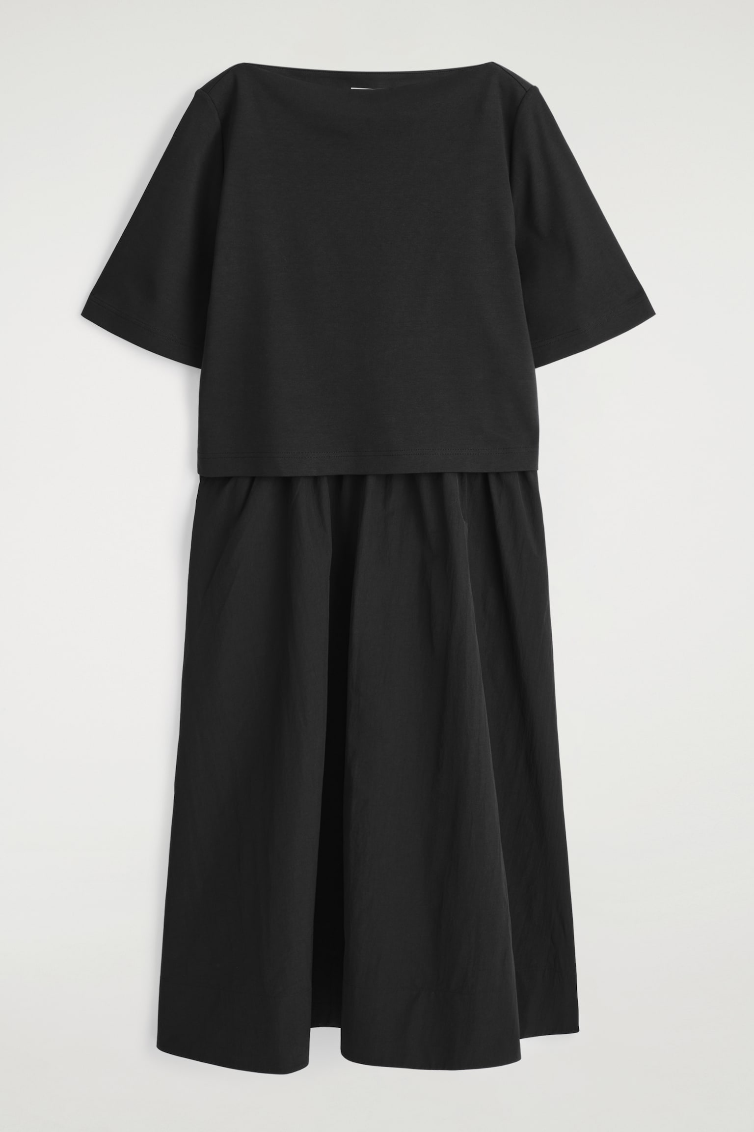 MEHRLAGIGES MIDIKLEID MIT U-BOOT-AUSSCHNITT - SCHWARZ - 2