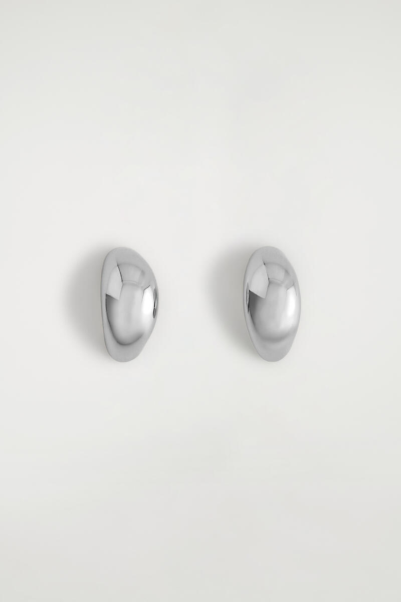 Sculptural Half-Hoop Earrings