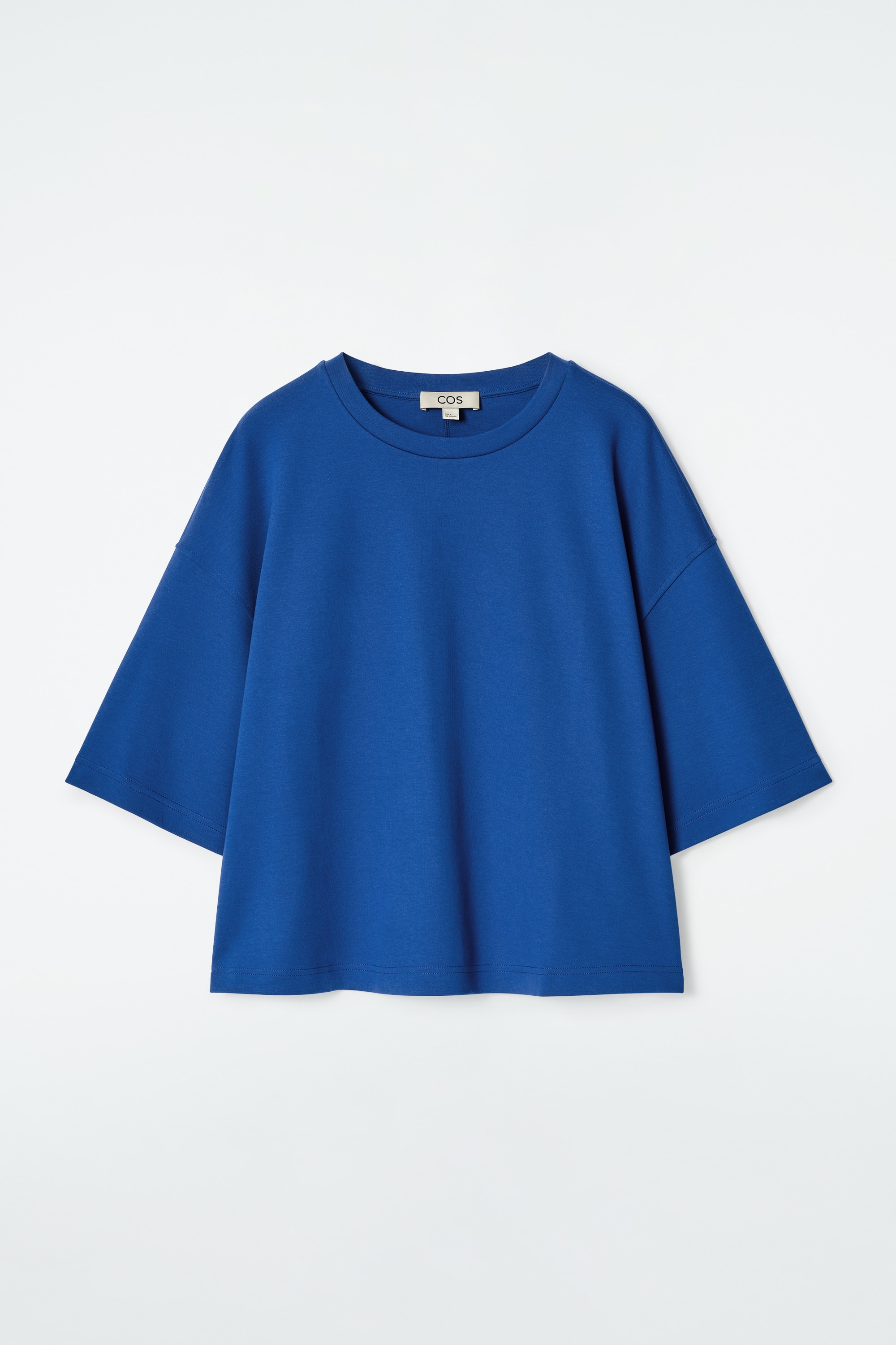 CHEMISE OVERSIZE SILHOUETTE CARRÉE - BLEU COBALT/BLANC/VERT/ROSE CLAIR/BLEU CIEL/GRIS CHINÉ/BORDEAUX