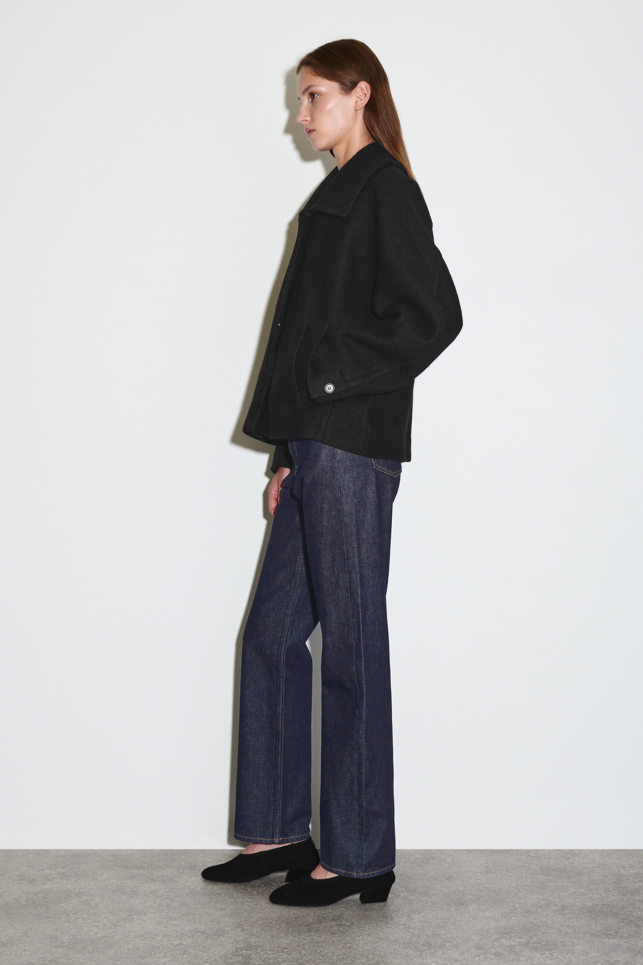 OVERSIZED BOILED-WOOL JACKET