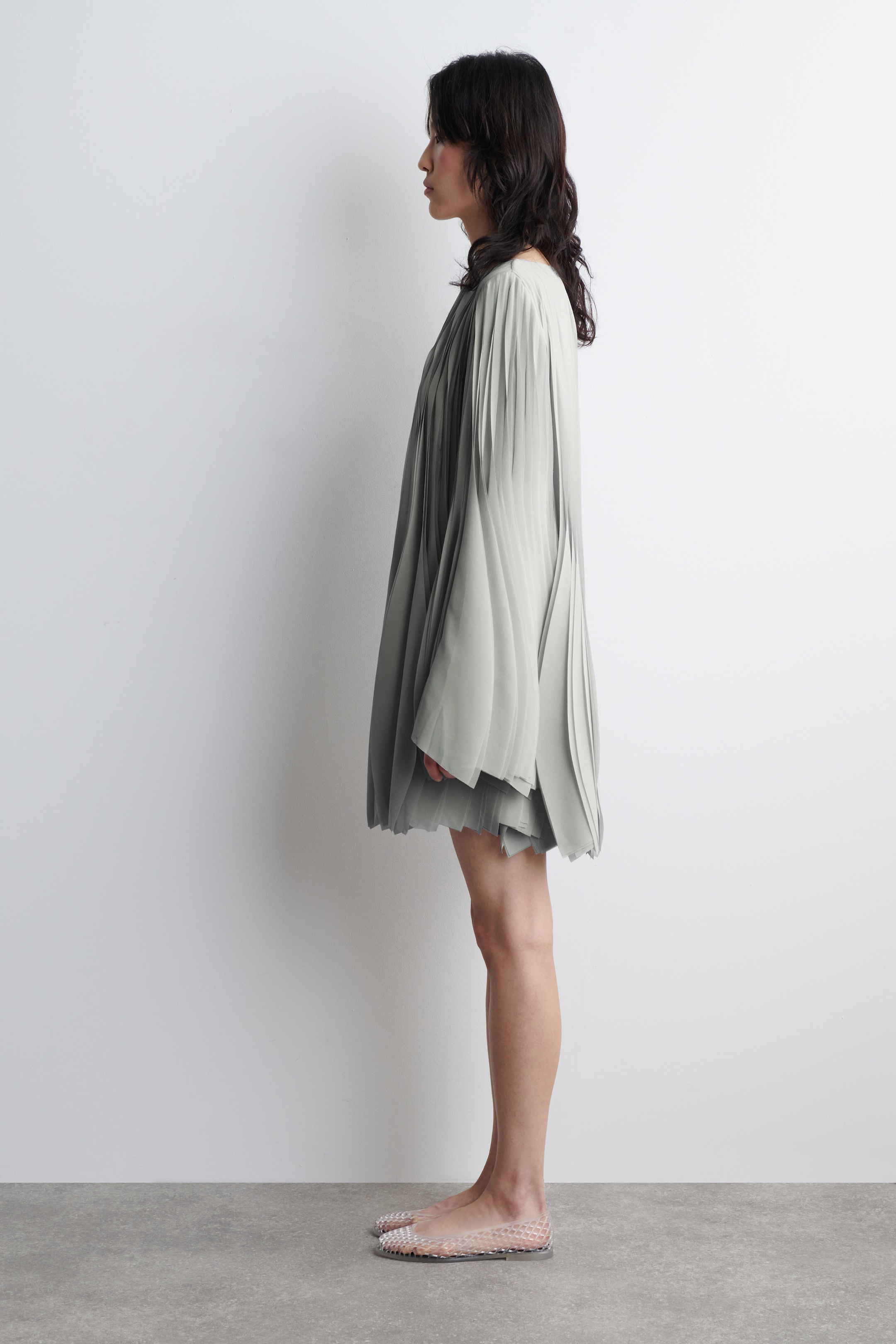 Agrandir l'image: ROBE COURTE À PÉTALES - GRIS TOURTERELLE - FEMME | H&M FR 2