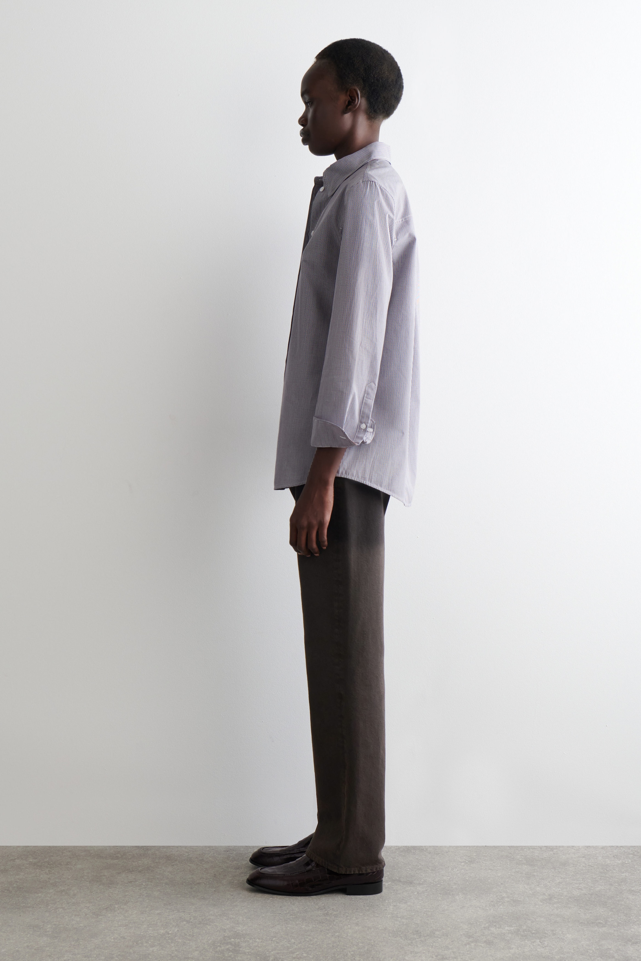 GINGHAM COTTON SHIRT