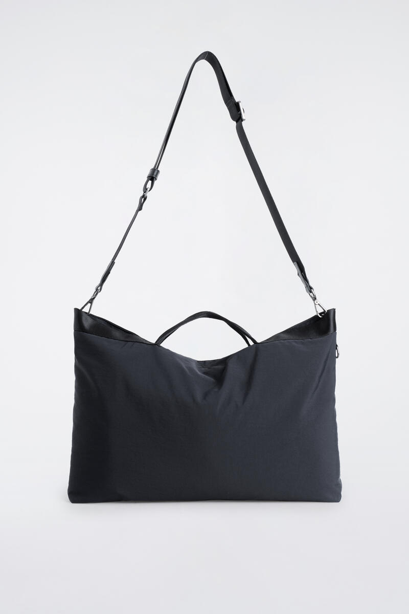 Webbing-Detail Tote Bag - Nylon