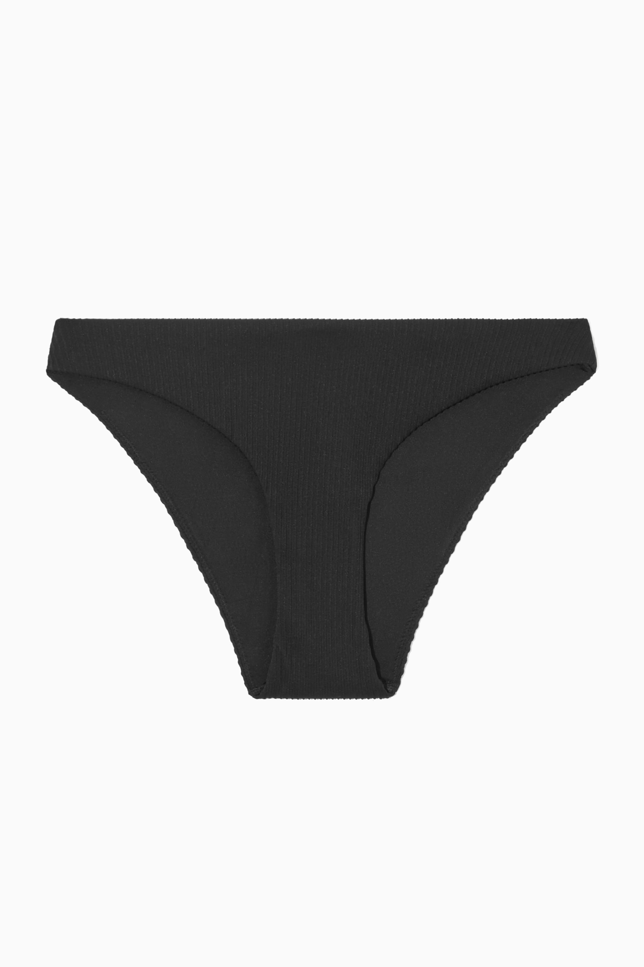 Grösseres Bild ansehen: KLASSISCHE GERIPPTE BIKINIHOSE - SCHWARZ - DAMEN | H&M CH 1