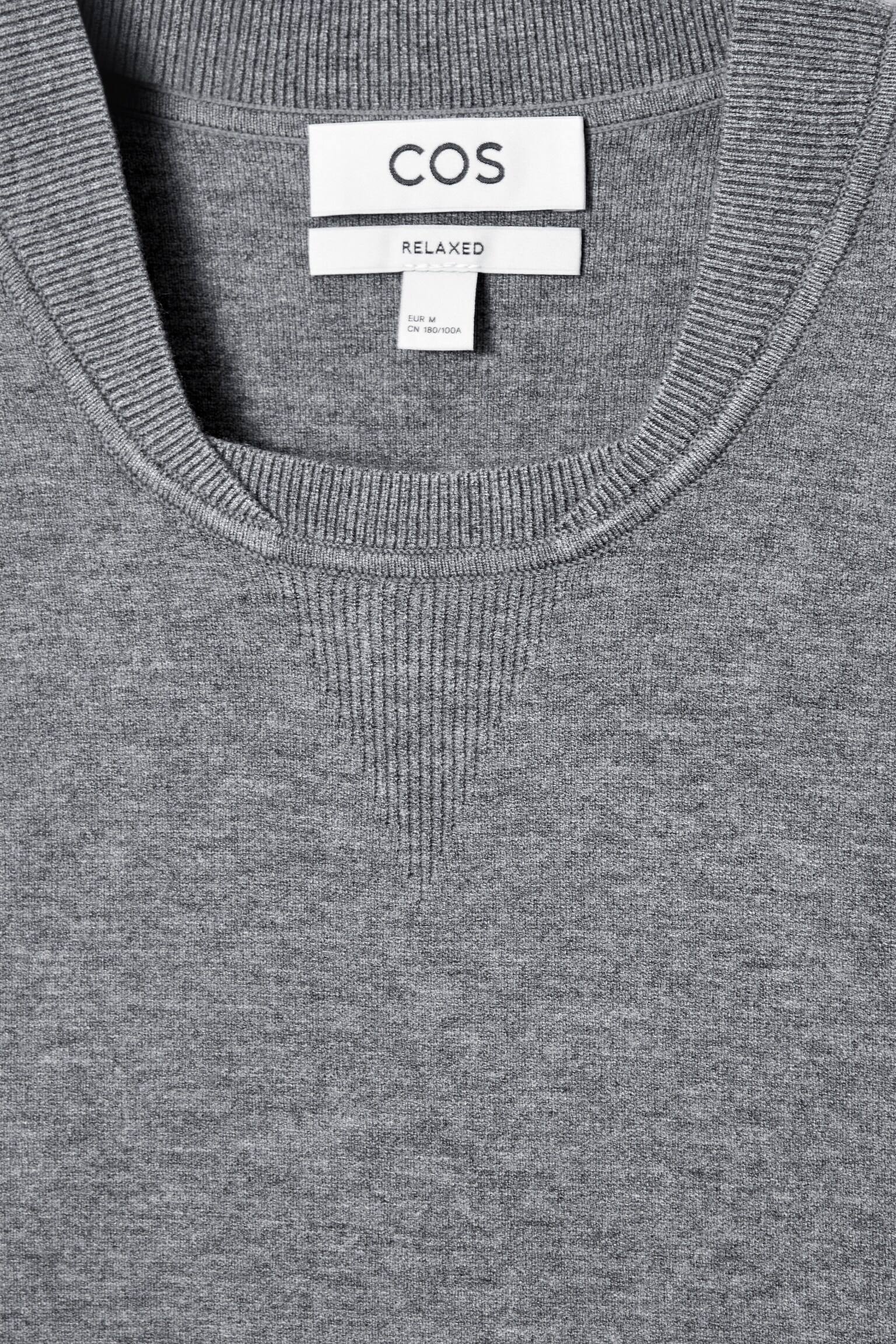 PULL À COL BOMBER EN MAILLE DOUBLE FACE - GRIS/BLEU MARINE/TAUPE CHINÉ/ÉCRU - 4