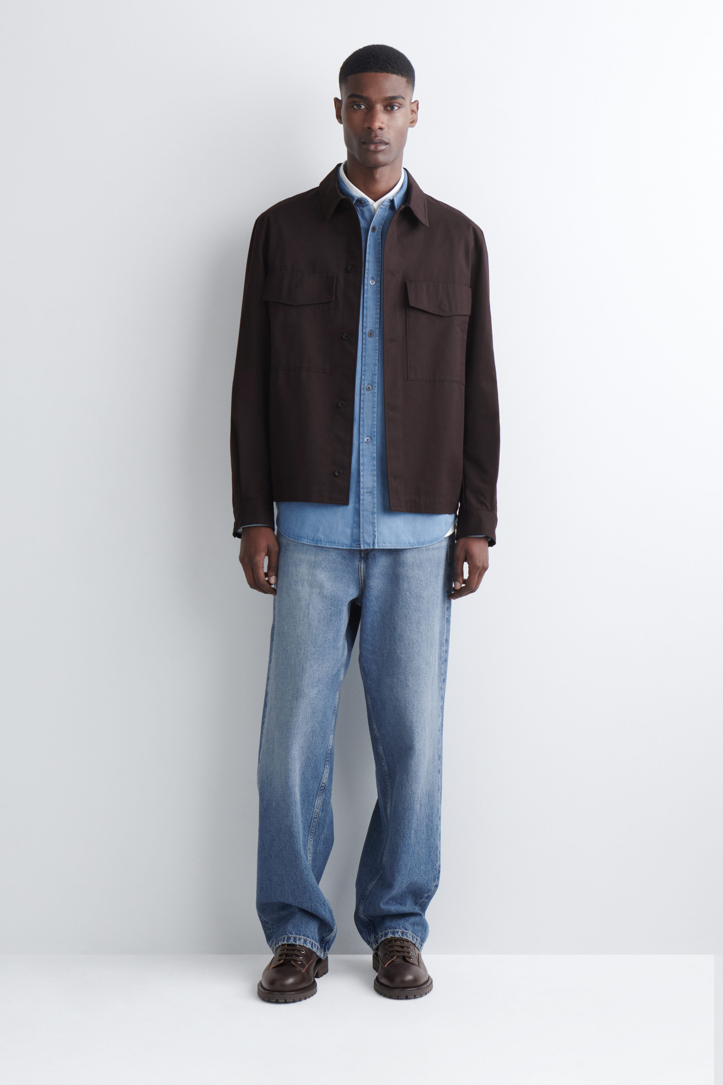 DENIM SHIRT - BLUE | COS US