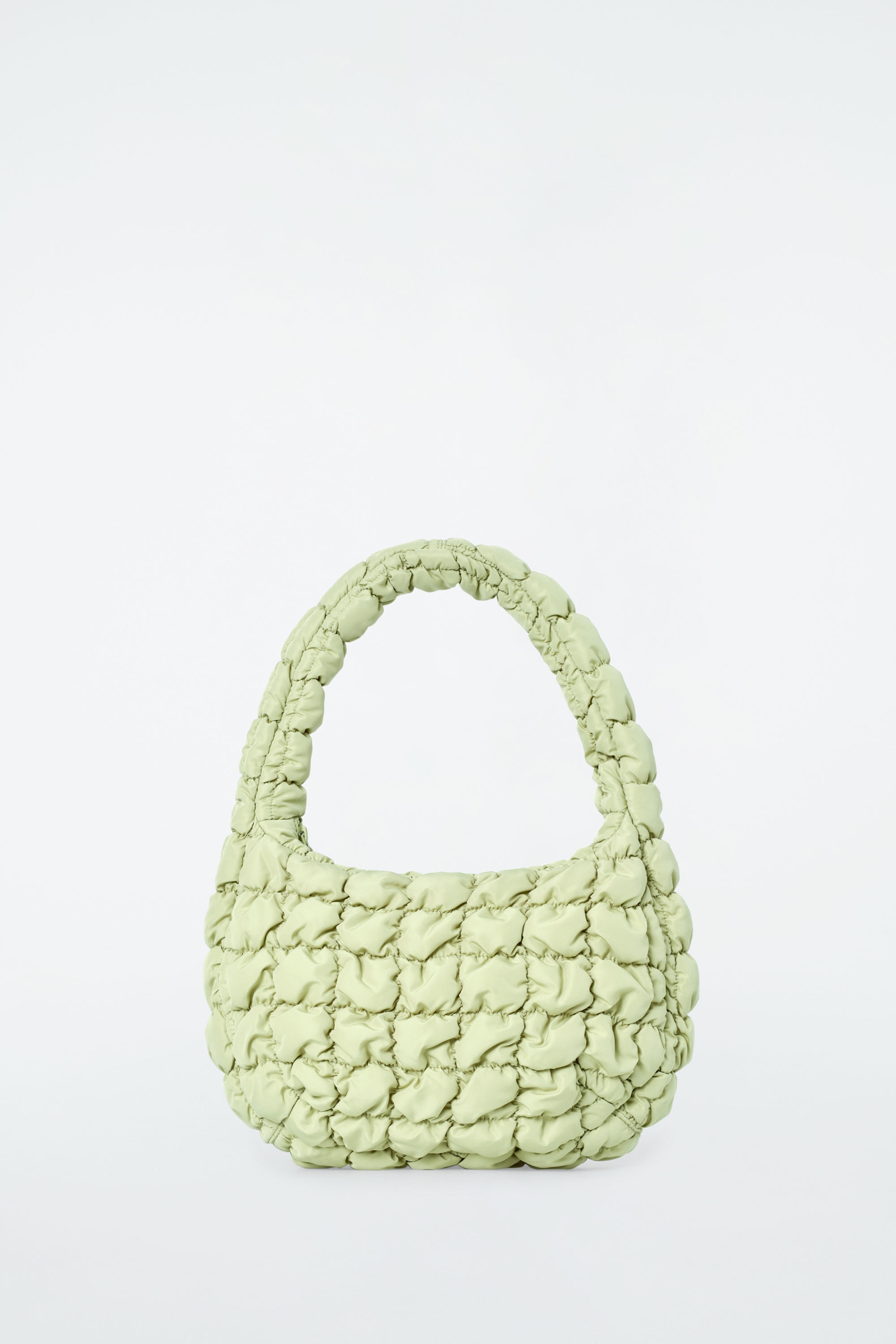 QUILTED MINI BAG - LIGHT GREEN | COS