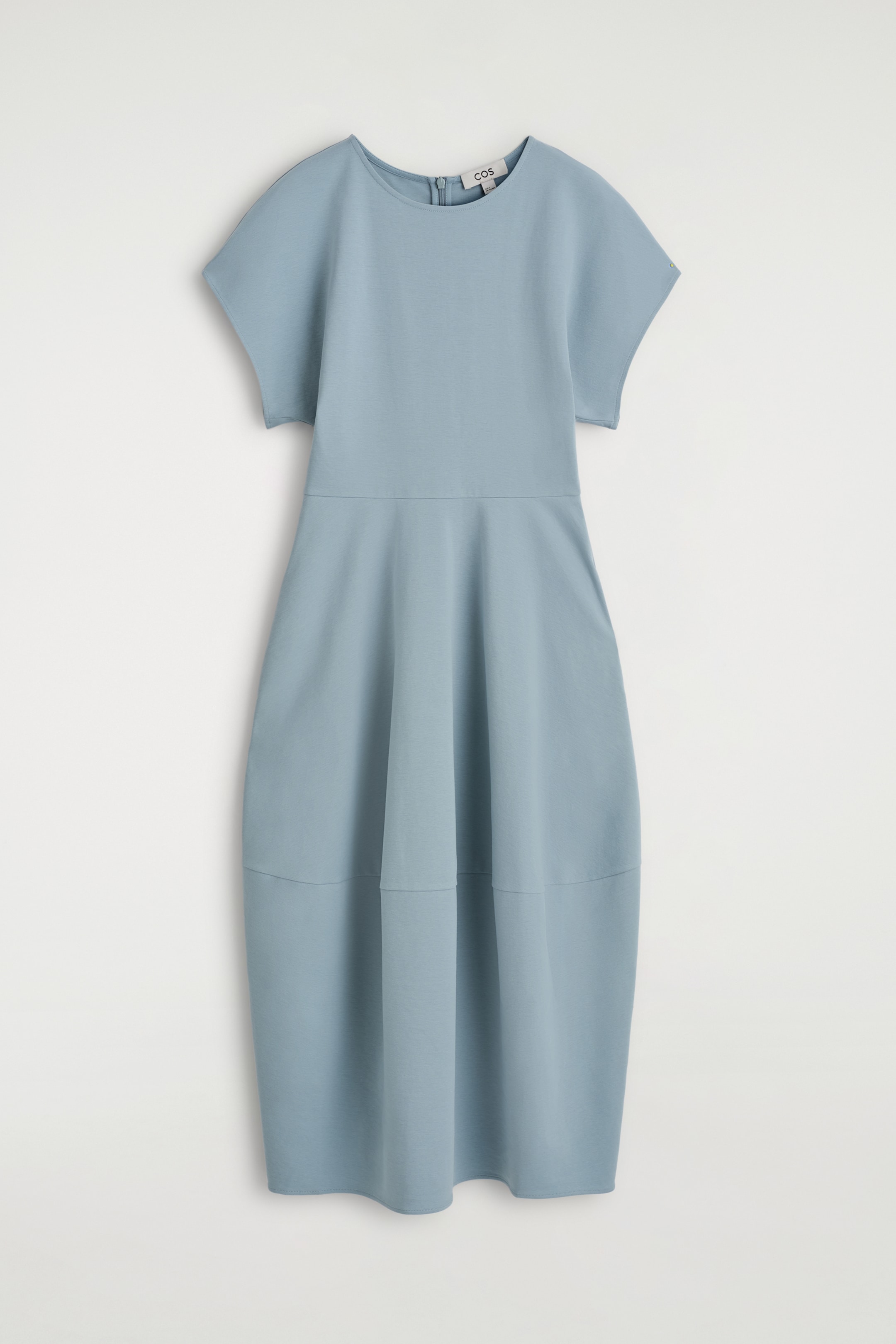 Visualizza immagine più grande: ABITO MIDI IN COTONE DALLA SILHOUETTE STRUTTURATA - AZZURRO - DONNA | H&M IT 5