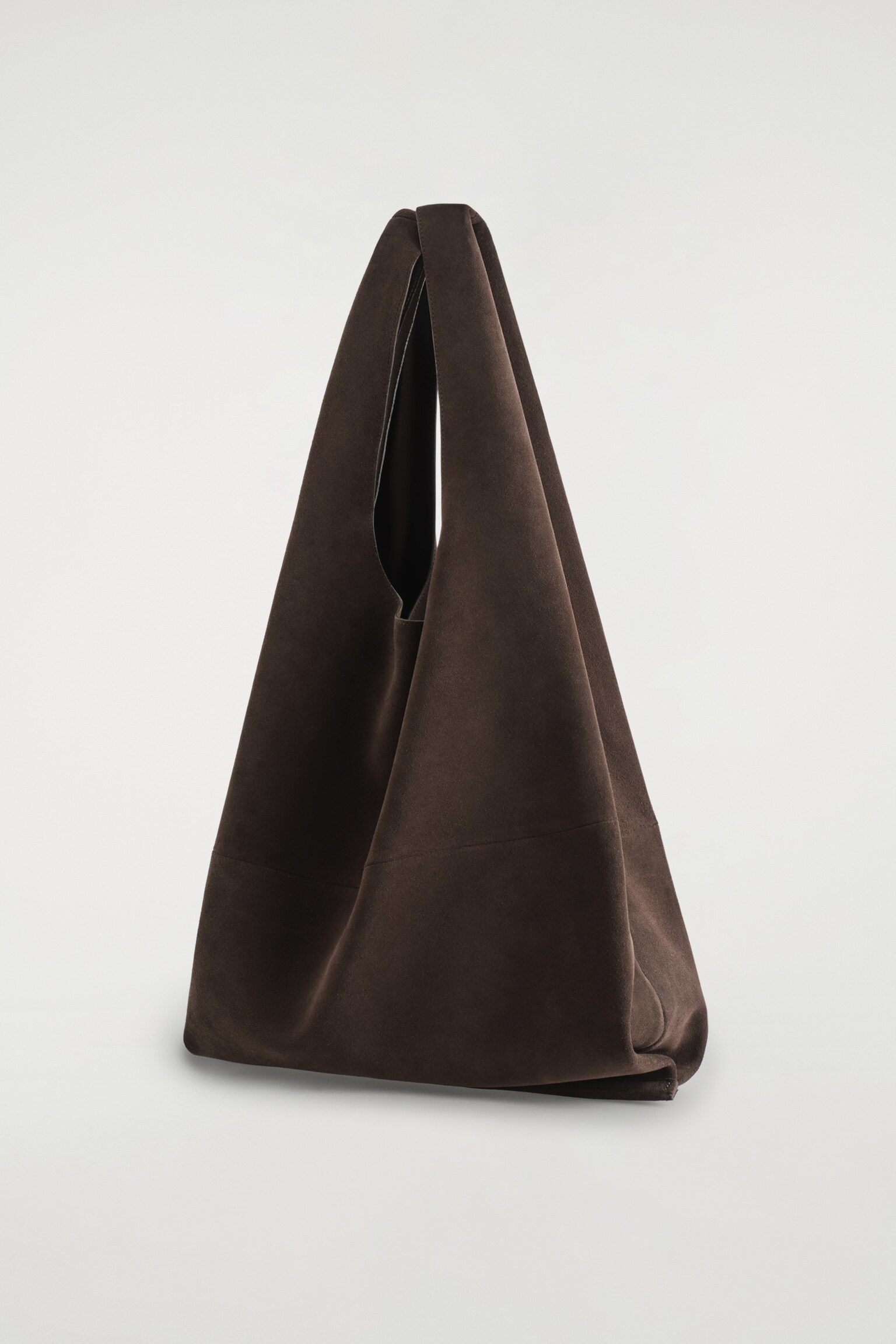 TOTE BAG - VELOURSLEDER - SCHOKOLADENBRAUN - 3