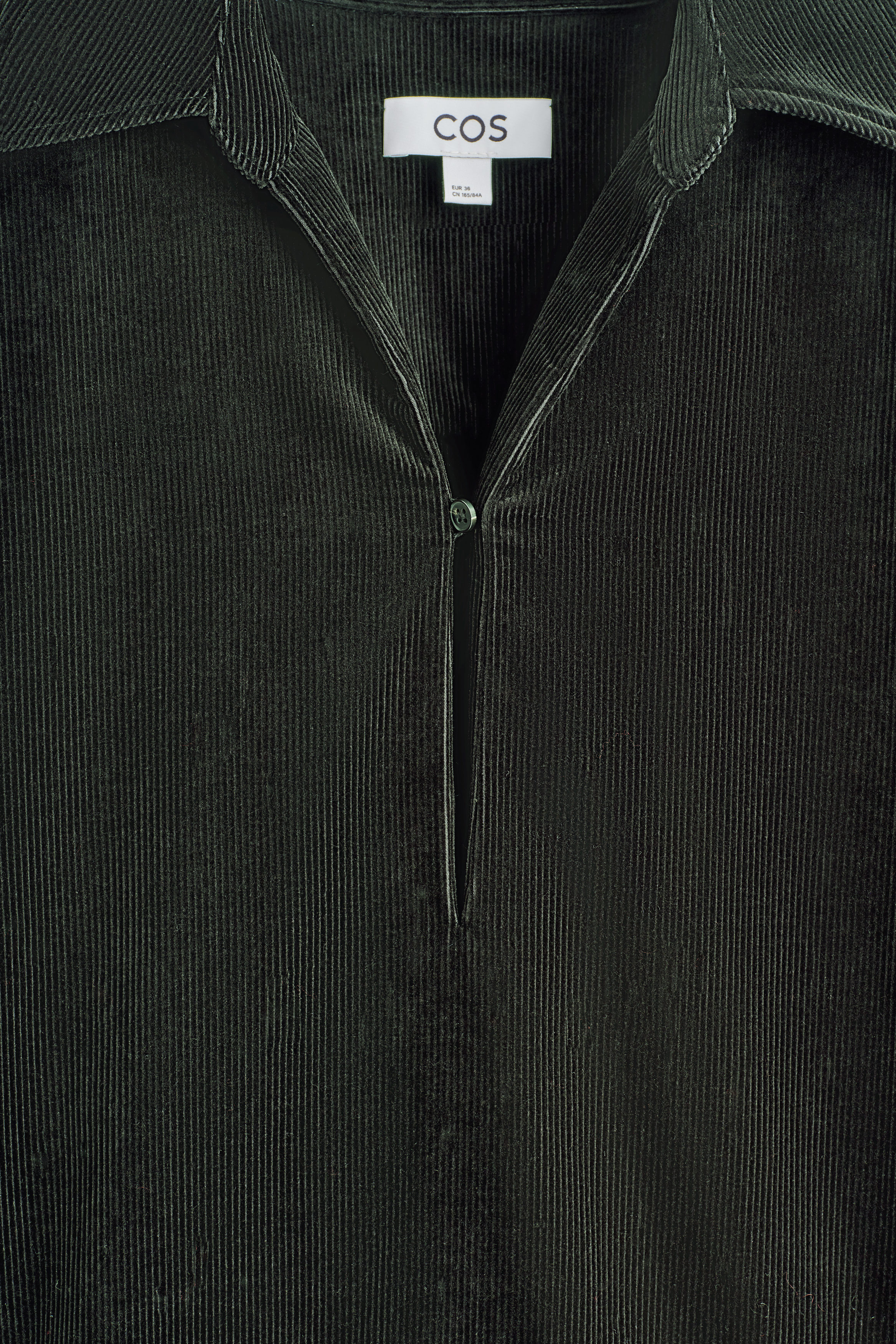 cos green corduroy dress Make It Count Olive Green Corduroy Dress, X-Large - The Mint Julep Boutique main image 1