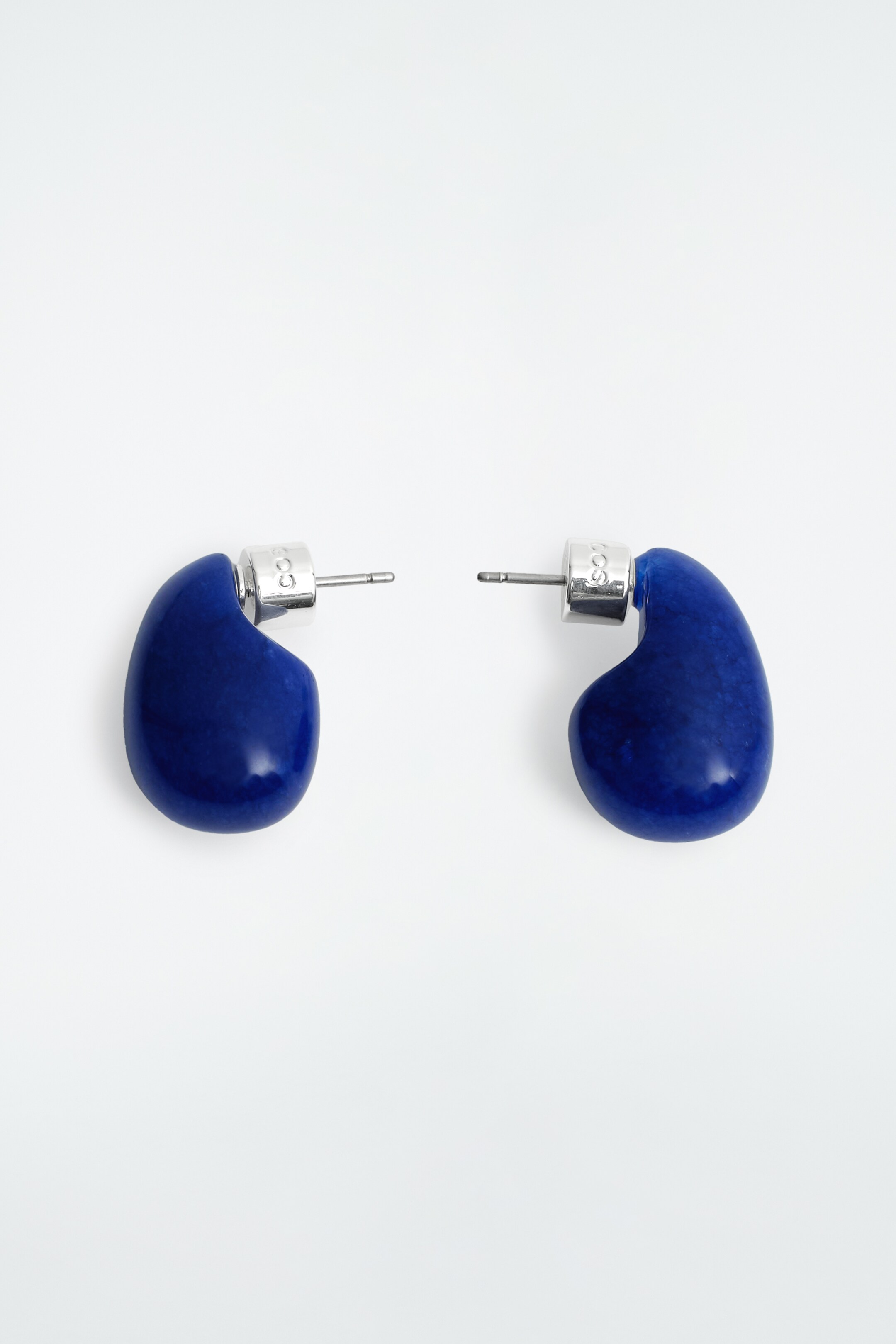 Visualizza immagine più grande: ORECCHINI A GOCCIA MINI IN VETRO - COBALTO - DONNA | H&M IT 3