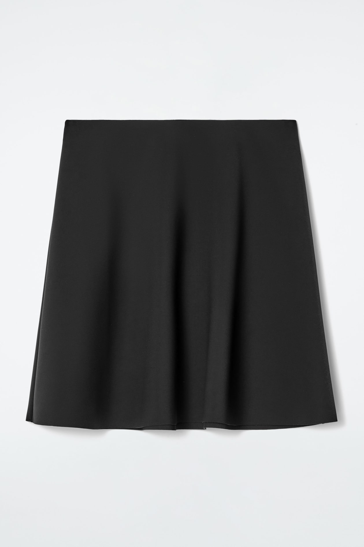 A-LINE SCUBA MINI SKIRT - BLACK | COS US