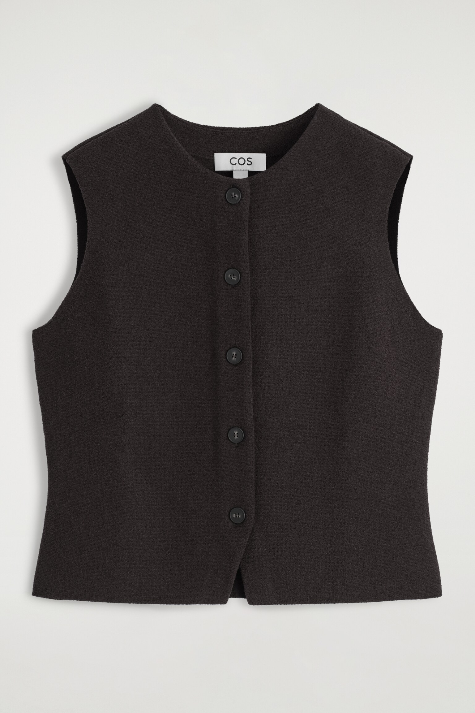 GILET EN MAILLE DE COTON - BRUN FONCÉ/ROUGE PROFOND/IVOIRE/VERT - 2