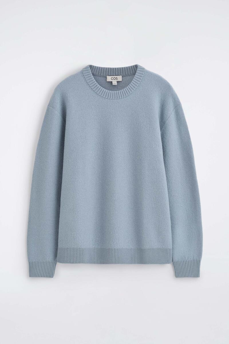 Boiled Merino Wool Crew-Neck Sweater