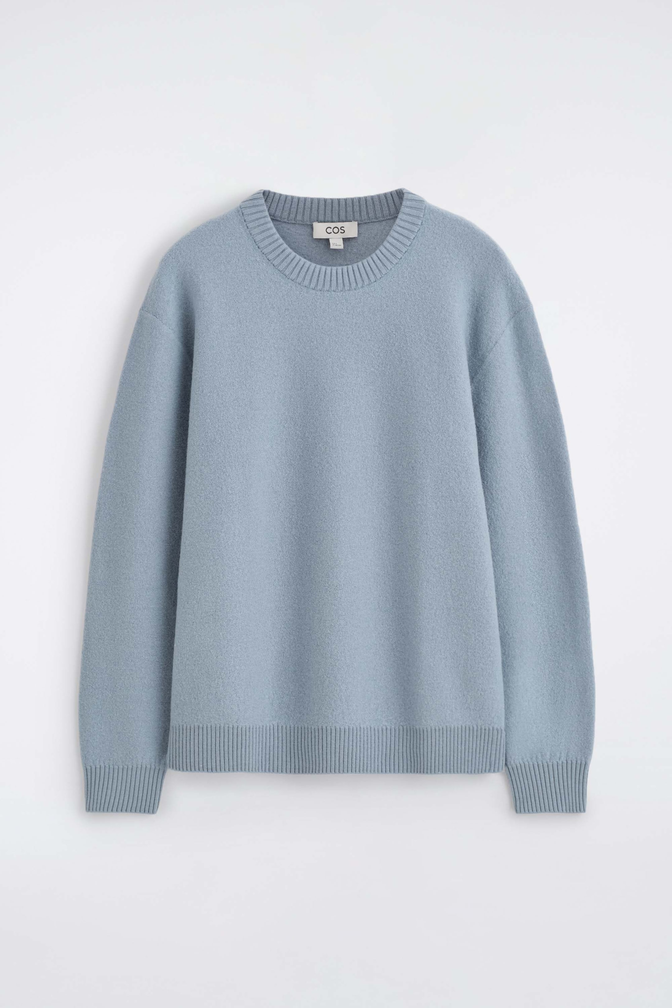 BOILED MERINO WOOL CREW-NECK SWEATER