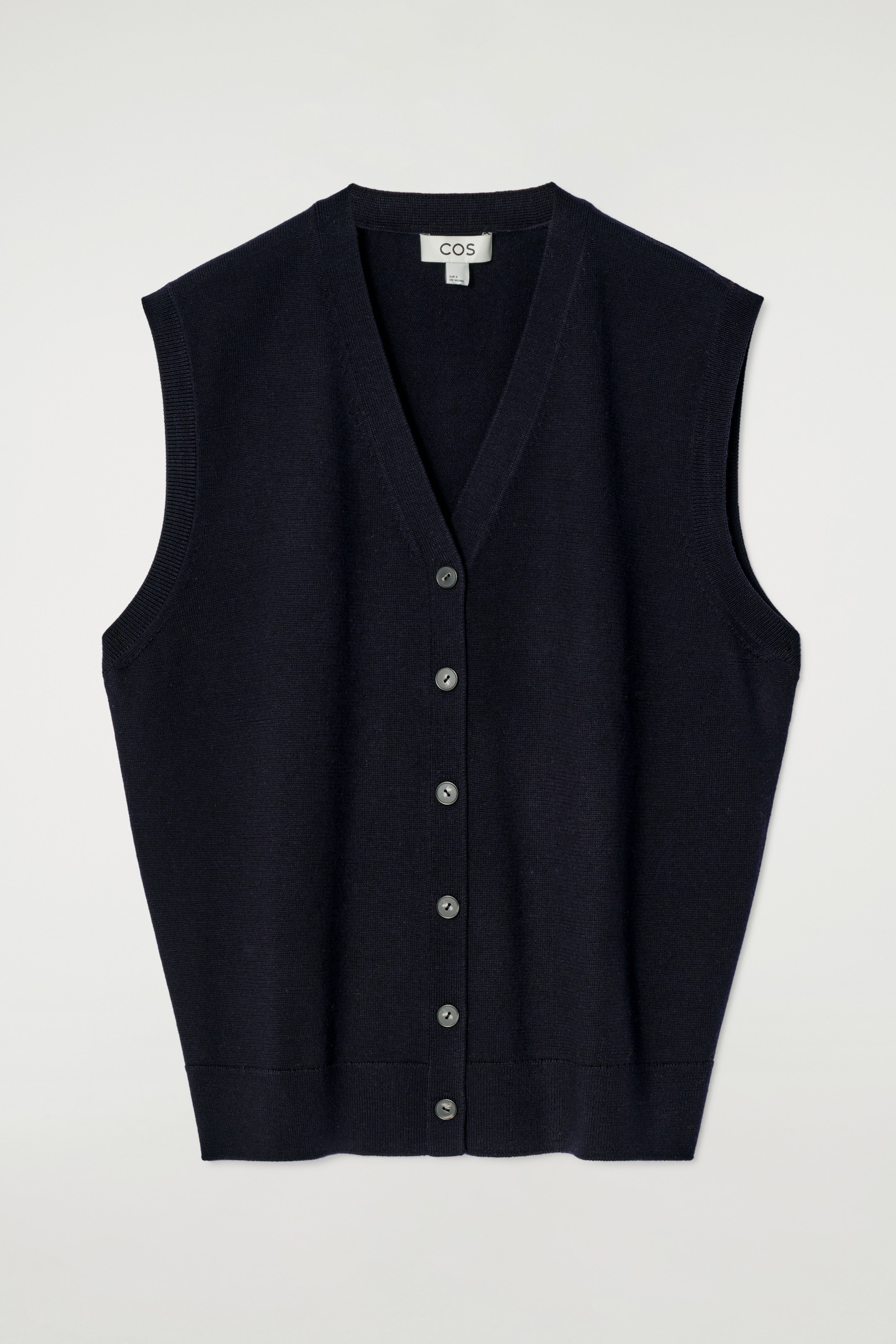 Größeres Bild ansehen: WESTE AUS MERINOWOLLE MIT V-AUSSCHNITT - NAVYBLAU - Ladies | H&M DE 6
