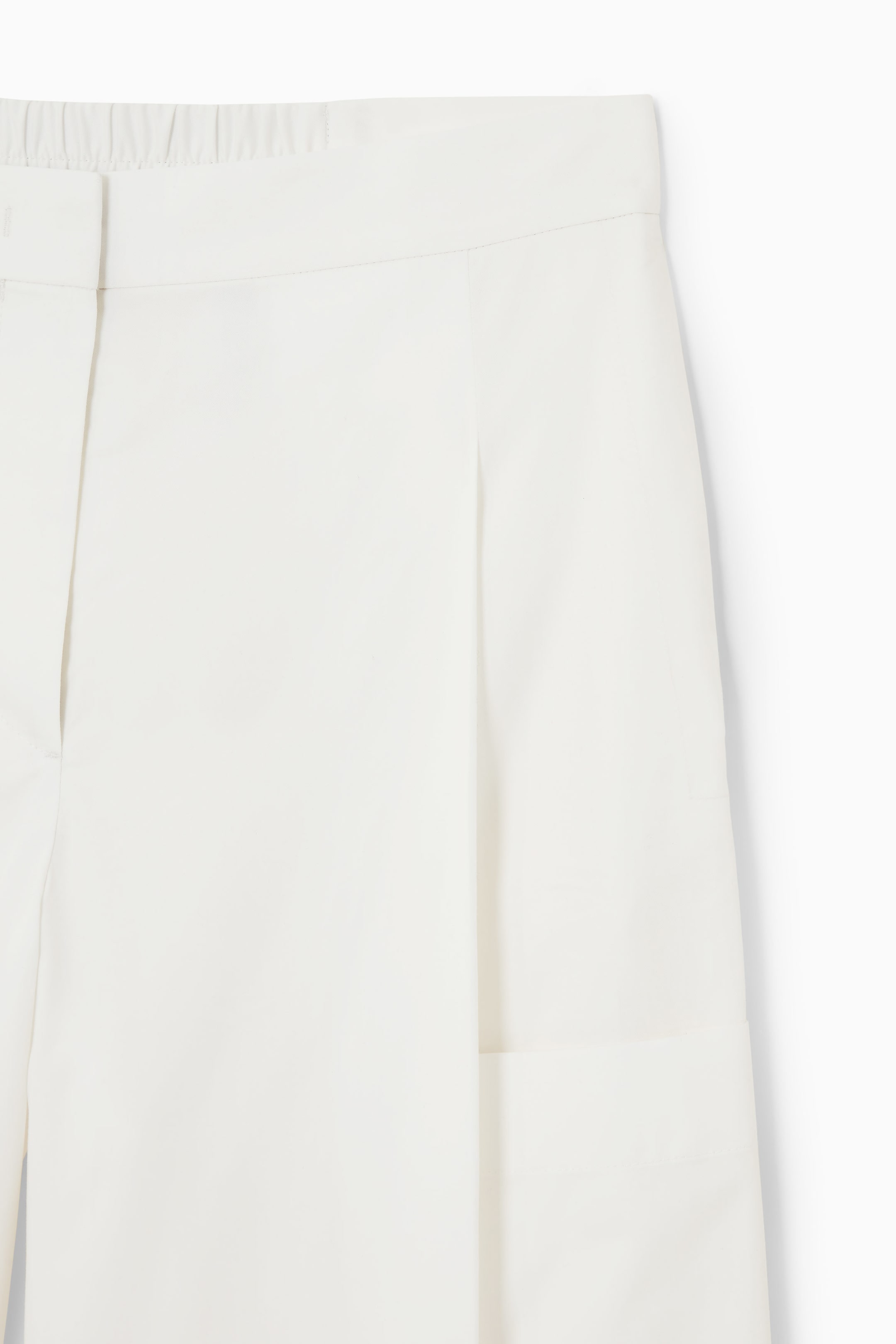 ELASTICATED PLEATED CULOTTES