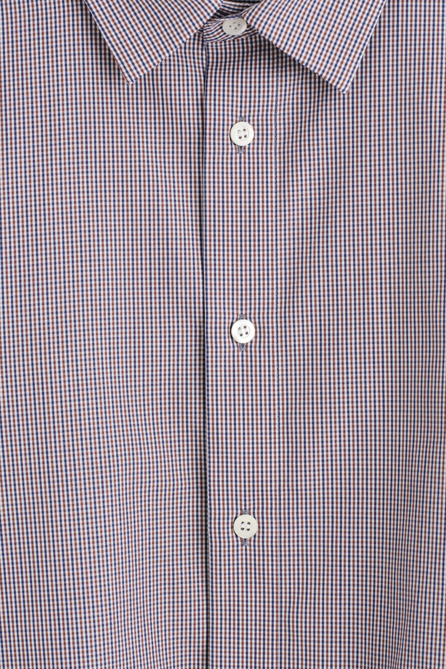 CHEMISE DÉCONTRACTÉE EN POPELINE À CARREAUX - ROUGE / BLEU / CARREAUX - 5