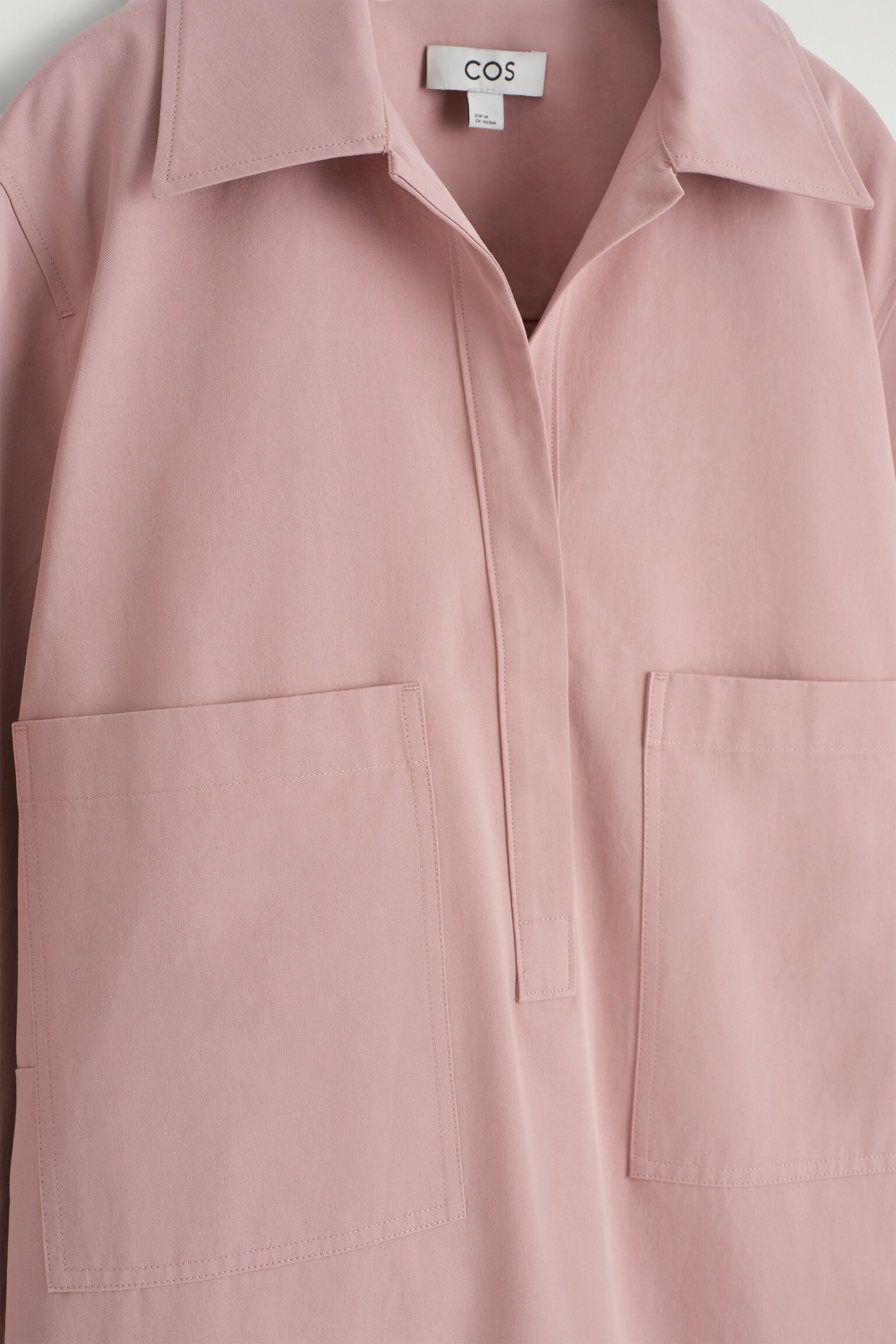 Utility mini-skjortekjole - ROSA/SORT - 5