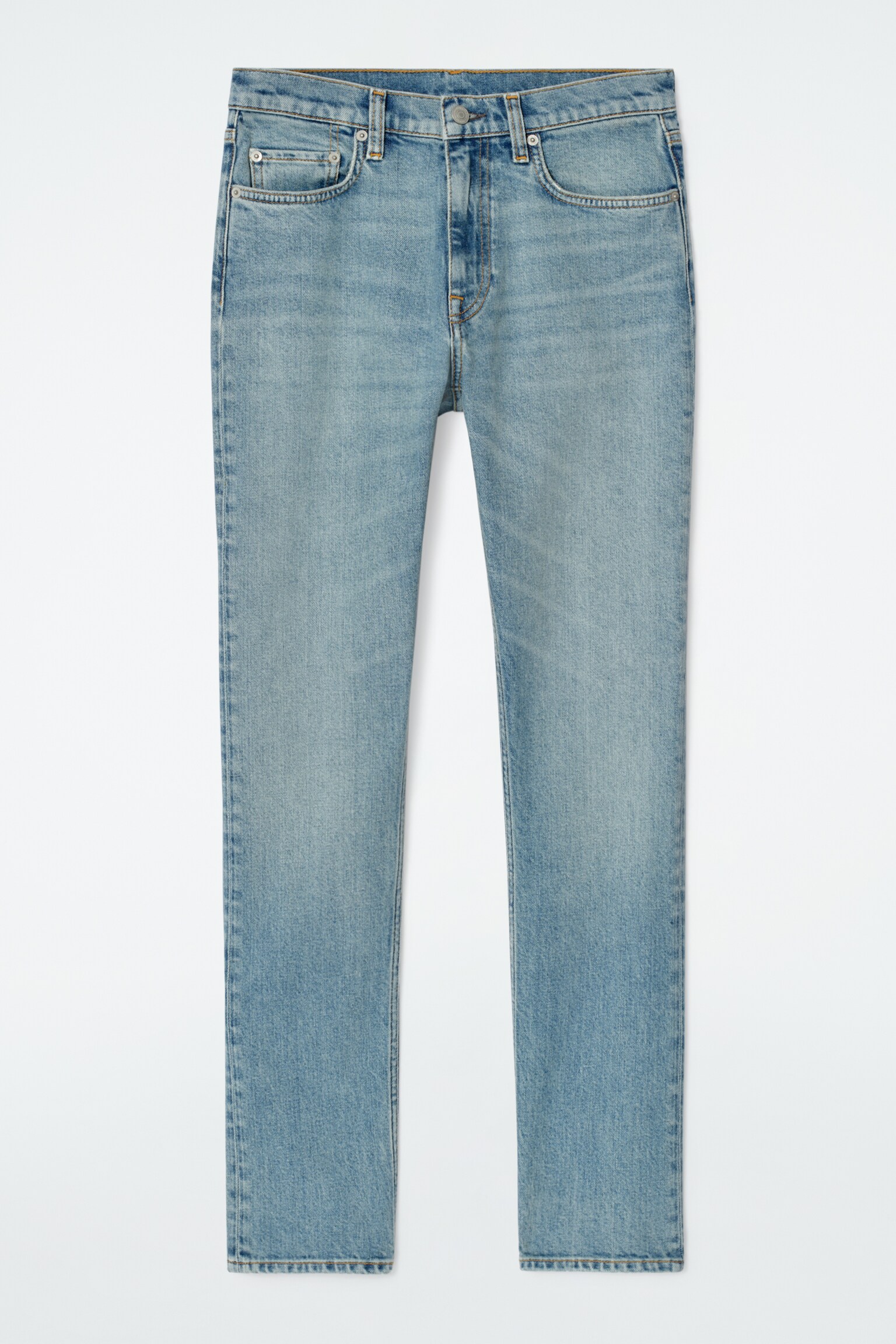 JEAN SLIM FLUTE - BLEU CIEL/BLEU FONCÉ - 2